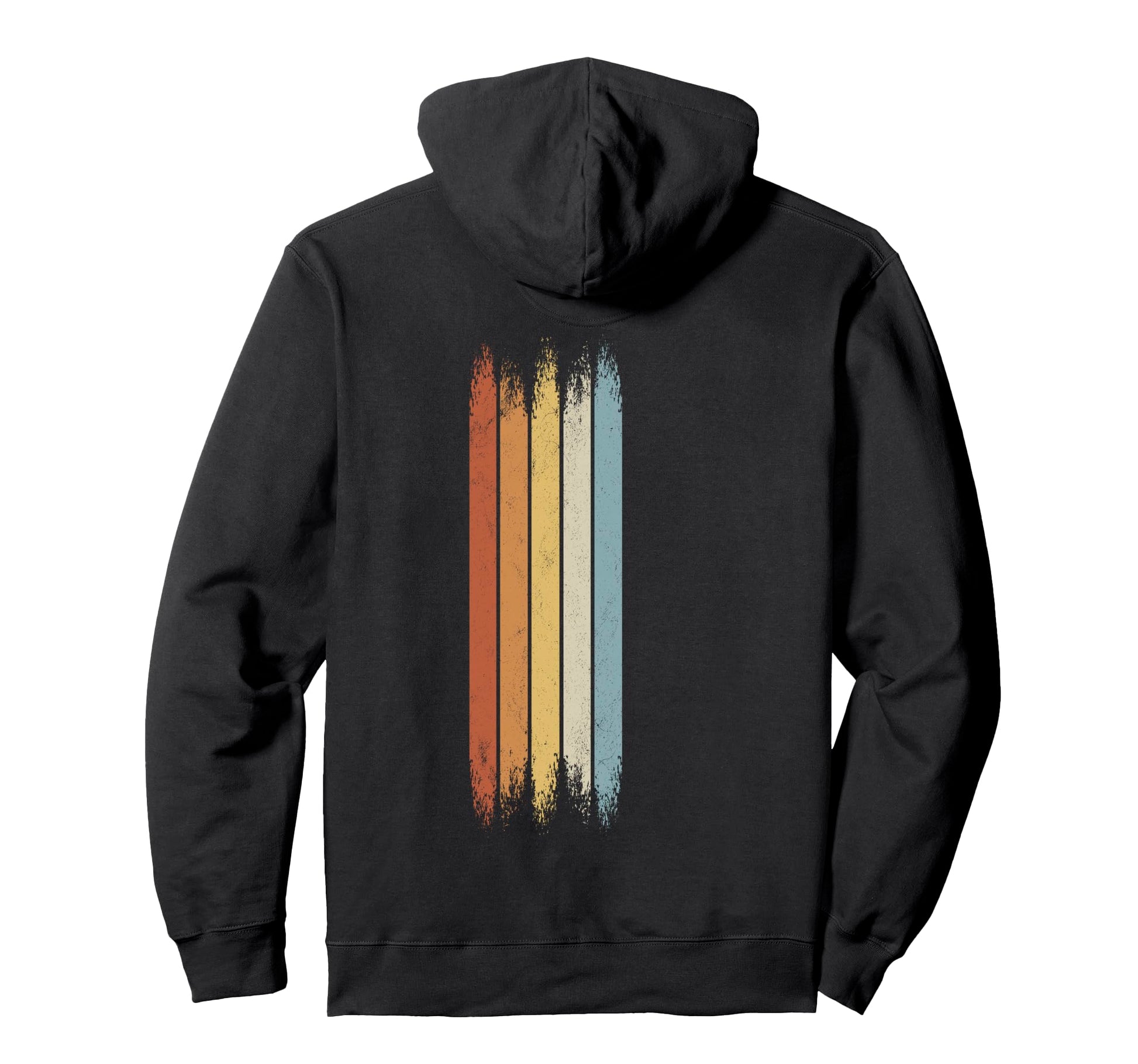 Old School Color Stripes Old School Hoodie - Aesthetic Graphic Men Women - T-Shirt, Sweatshirt, Hoodie