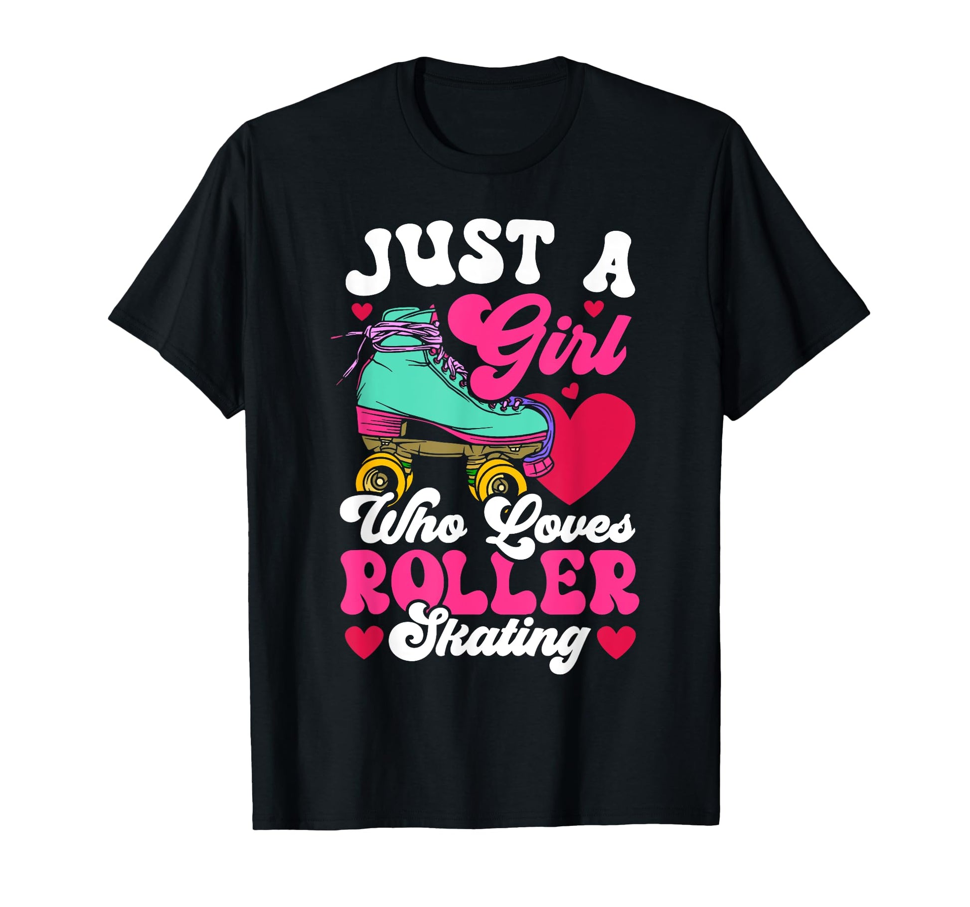 Roller Skating Skate 1970S Just Who T-Shirt - Aesthetic Graphic Unisex - T-Shirt, Sweatshirt, Hoodie