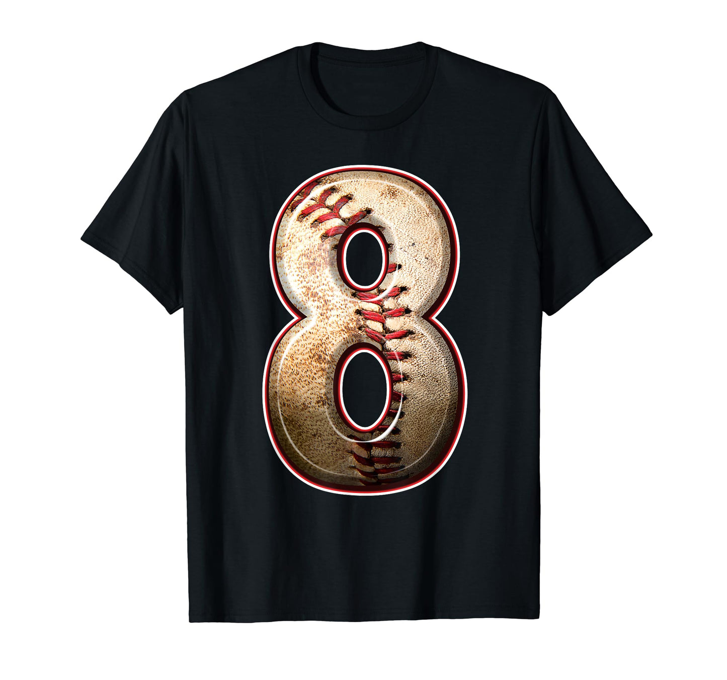 8 Years Old Baseball Player 8Th Birthday T-Shirt - Graphic Print Men Women - T-Shirt, Sweatshirt, Hoodie