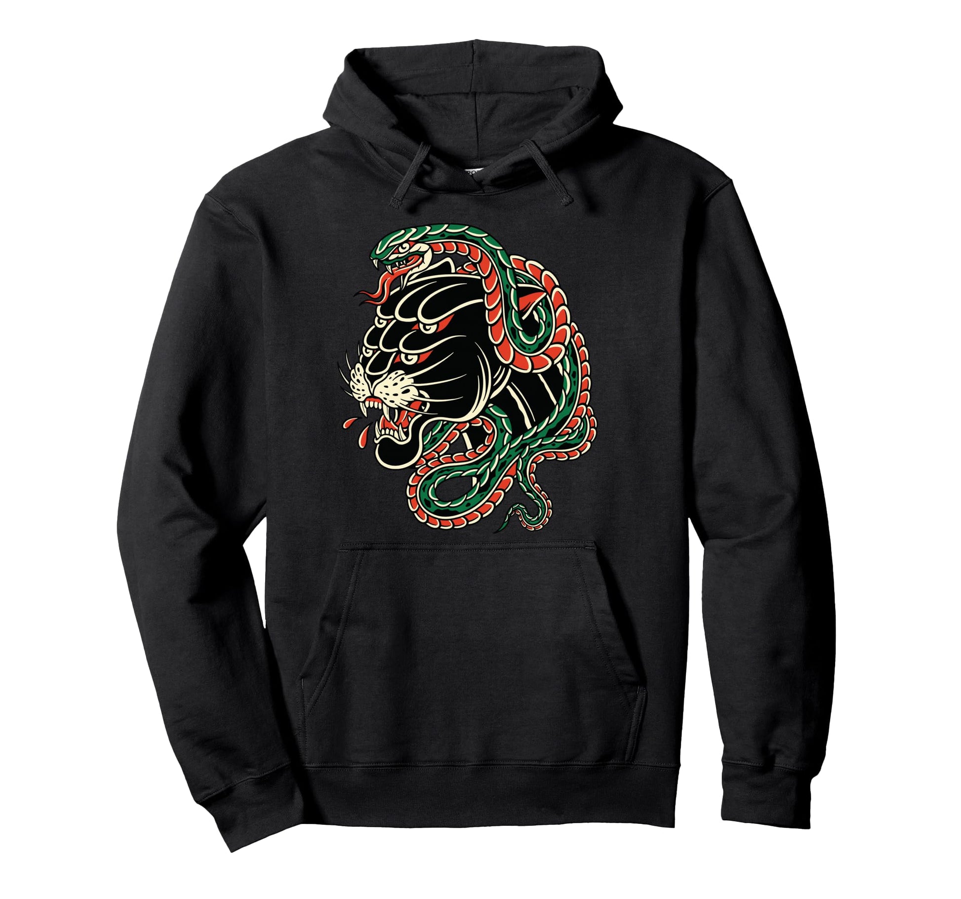 American Traditional Tattoo Edgy Old Hoodie - Streetwear Style for Adults - T-Shirt, Sweatshirt, Hoodie