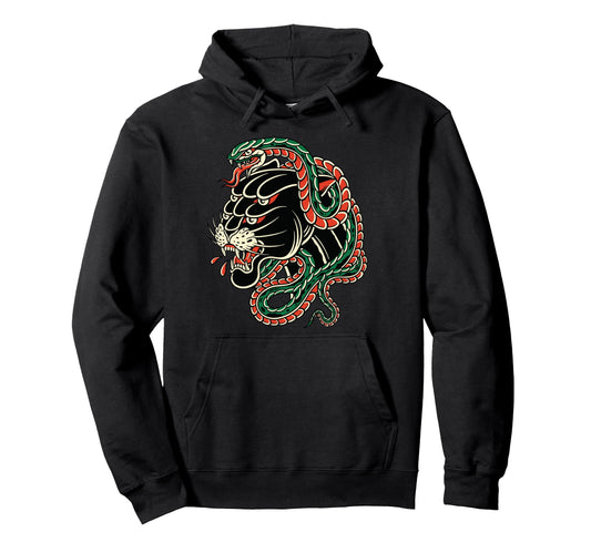 American Traditional Tattoo Edgy Old Hoodie - Streetwear Style for Adults - T-Shirt, Sweatshirt, Hoodie