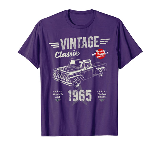60Th Birthday Born 1965 Funny Pickup T-Shirt - Aesthetic Graphic Men Women - T-Shirt, Sweatshirt, Hoodie