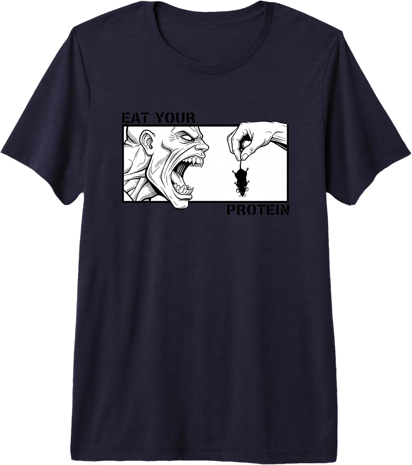 Anime Fitness Bodybuilding Protein Eat Your Gym - Adult & Kids T-Shirts, Sweatshirts & Hoodies apparel design preview 1