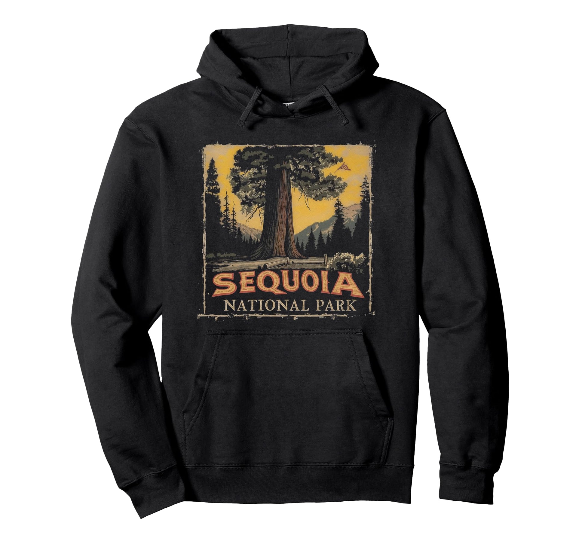 Sequoia Us National Park Hoodie - Novelty Apparel for Adults - T-Shirt, Sweatshirt, Hoodie