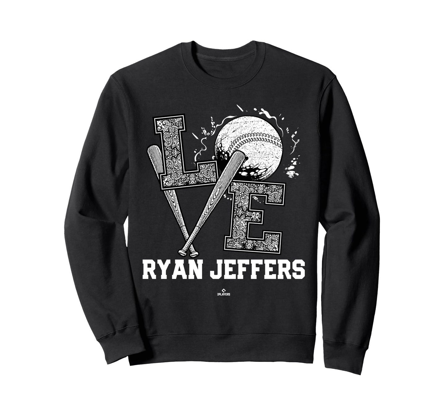 Distressed Baseball Love Ryan Jeffers Sweatshirt - Graphic Print Unisex - T-Shirt, Sweatshirt, Hoodie