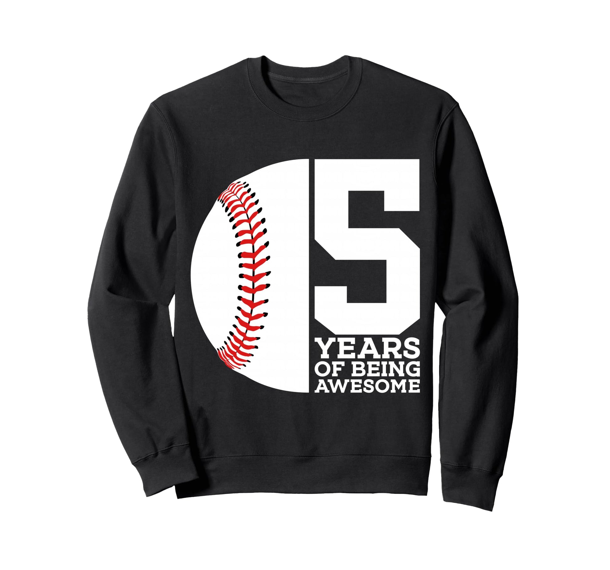 5 Years Being Awesome Baseball 5Th Sweatshirt - Unique Graphic Unisex - T-Shirt, Sweatshirt, Hoodie