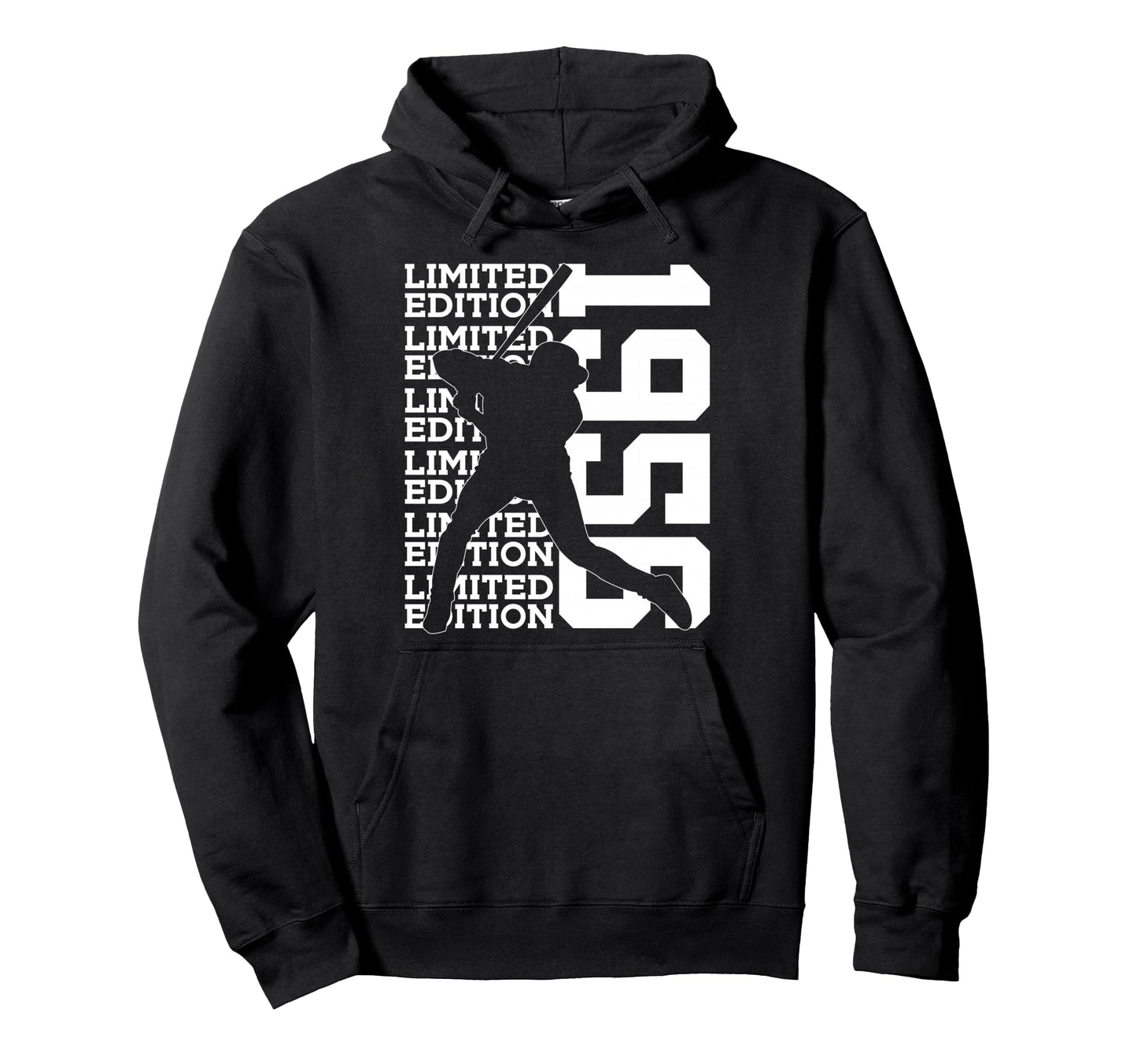 1956 Baseball 70Th Birthday Hoodie - Casual Everyday Wear Unisex - T-Shirt, Sweatshirt, Hoodie