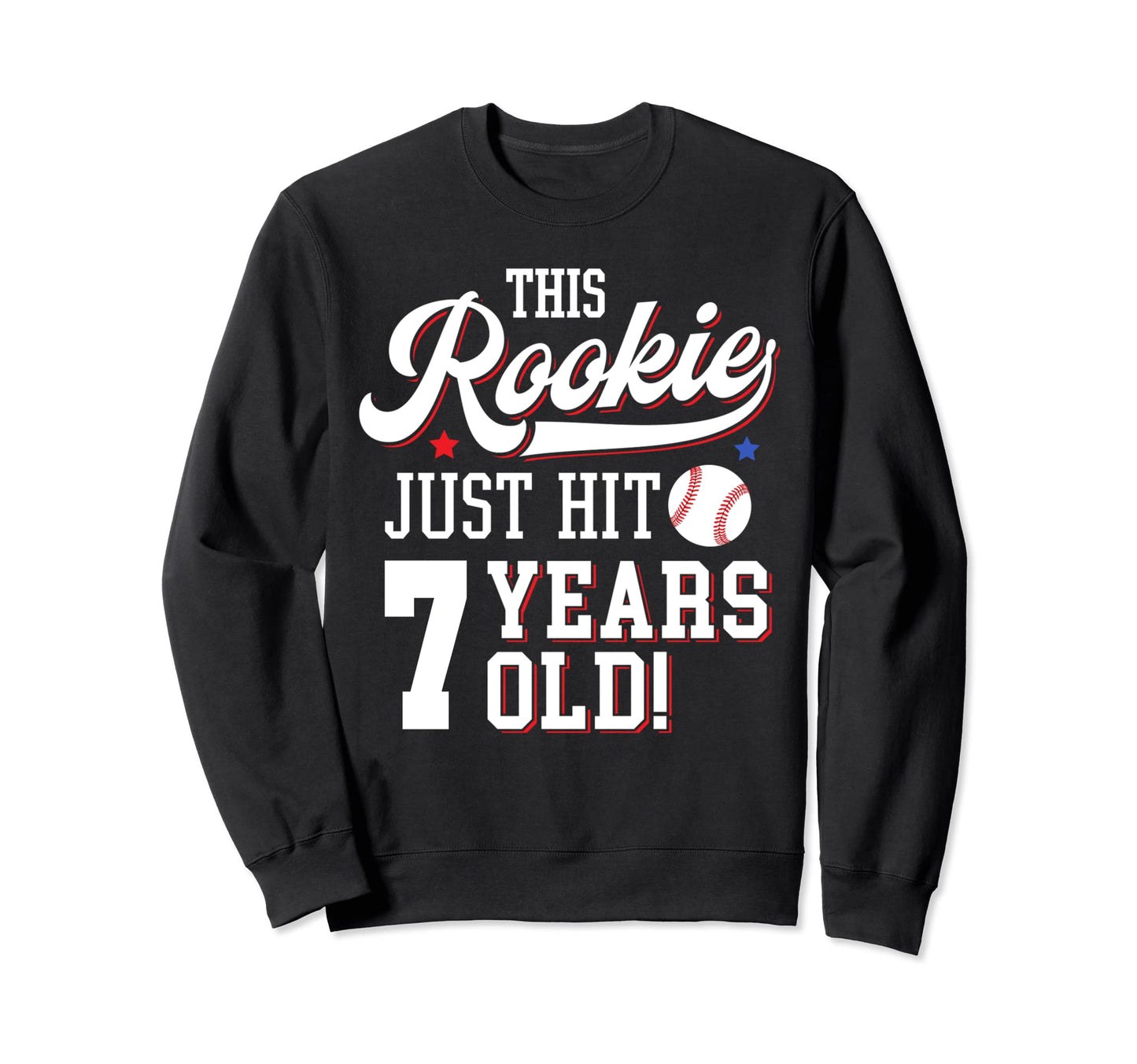 Baseball Birthday Party This Rookie Sweatshirt - Unique Graphic Men Women - T-Shirt, Sweatshirt, Hoodie