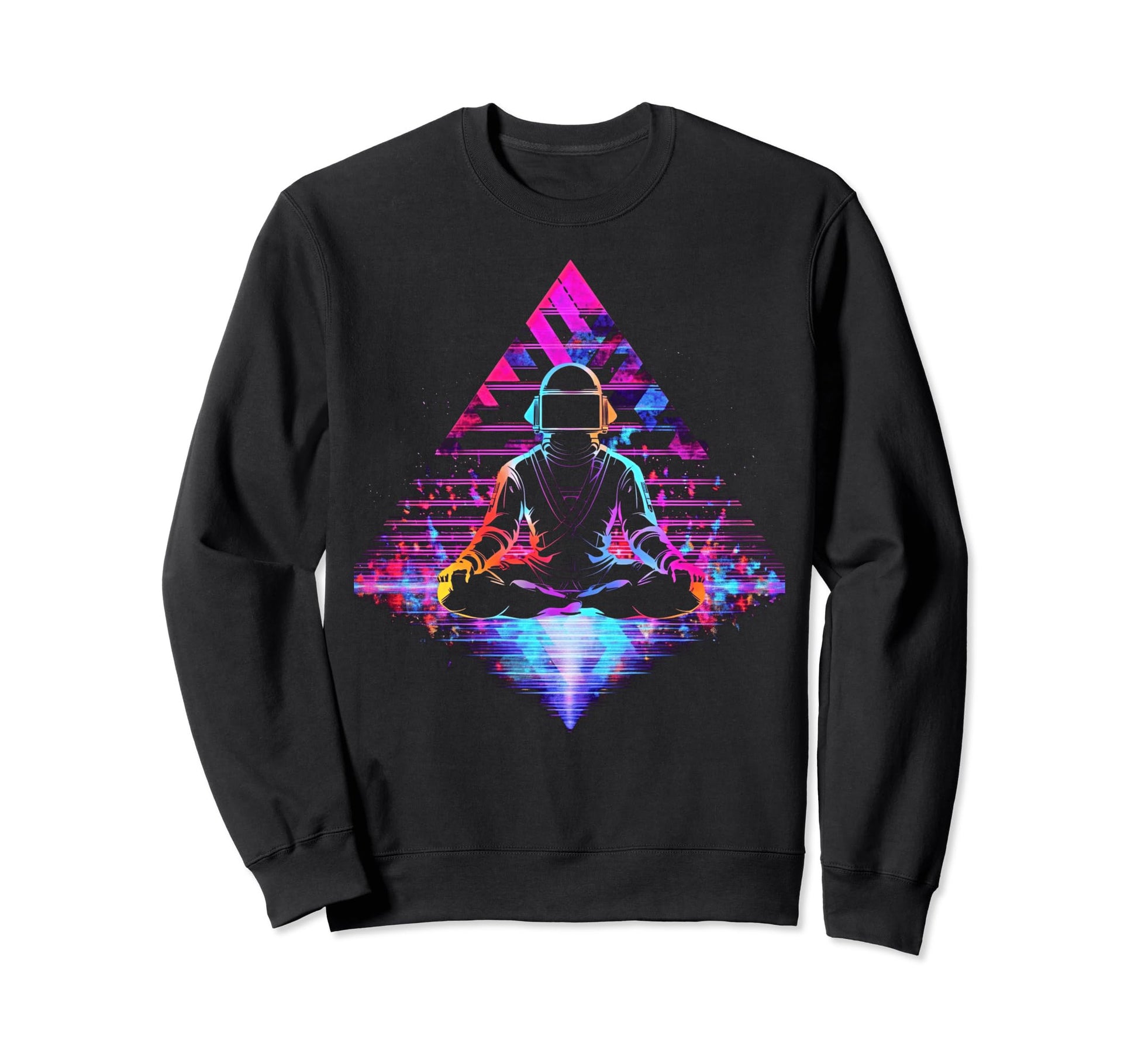 Synthwave Astronaut Cyberpunk 80S Sci Sweatshirt - Trendy Graphic Unisex - T-Shirt, Sweatshirt, Hoodie