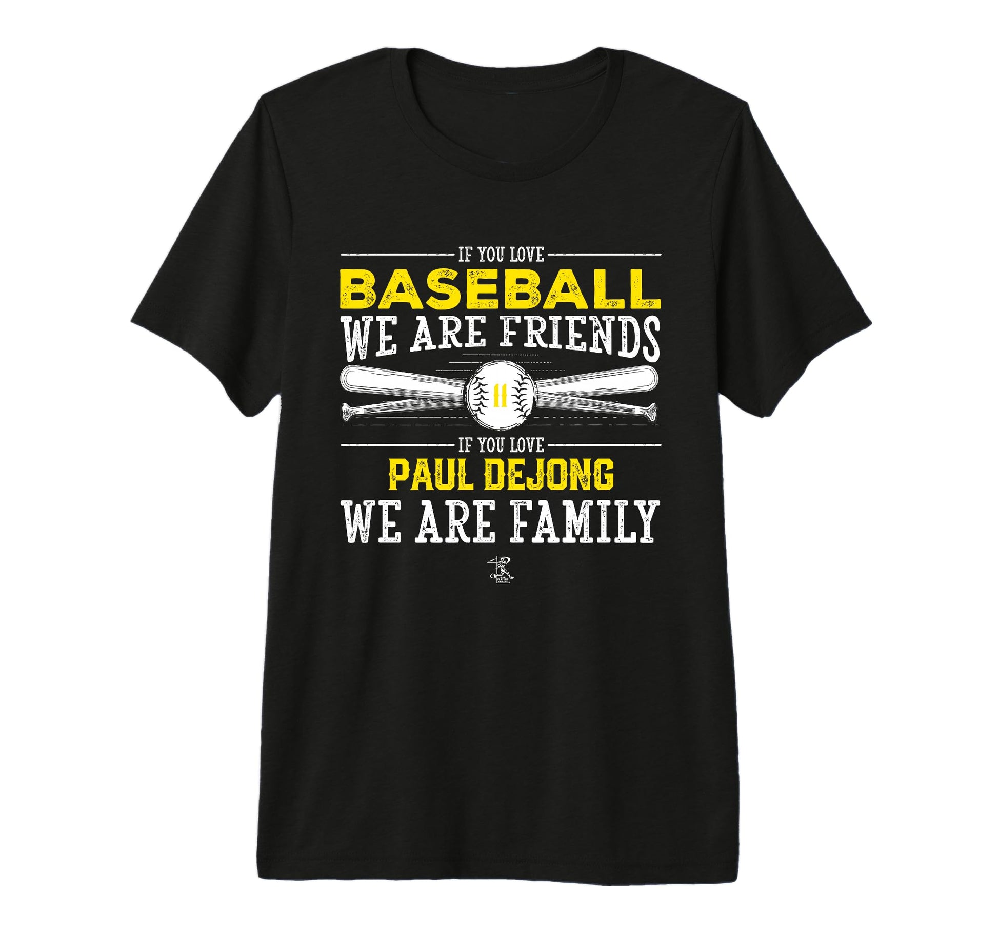 Paul Dejong If You Love Baseball Tri T-Shirt - Minimalist Print for Adults - T-Shirt, Sweatshirt, Hoodie