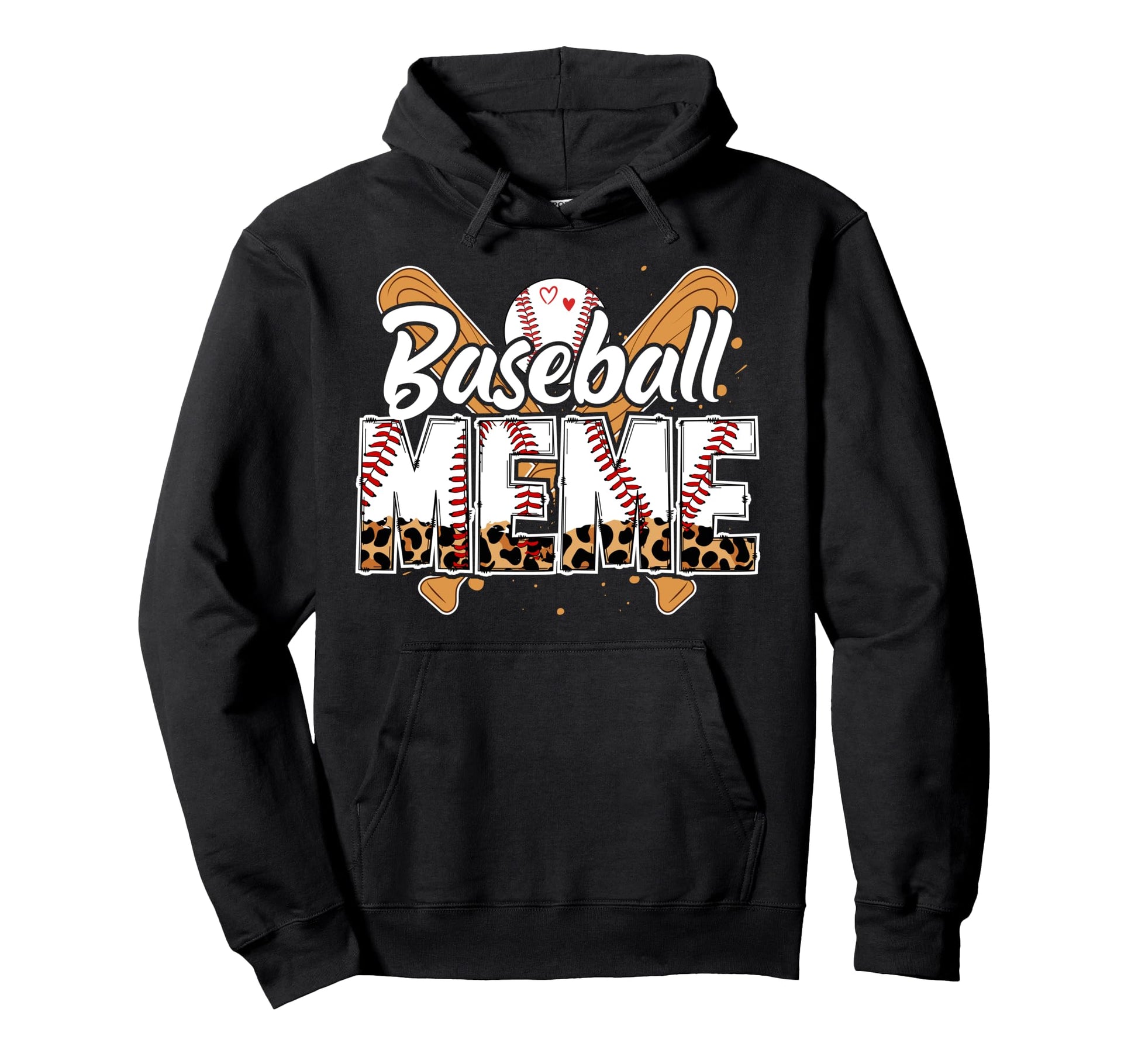 Baseball Meme Leopard Meme Baseball Hoodie - Streetwear Style Unisex - T-Shirt, Sweatshirt, Hoodie