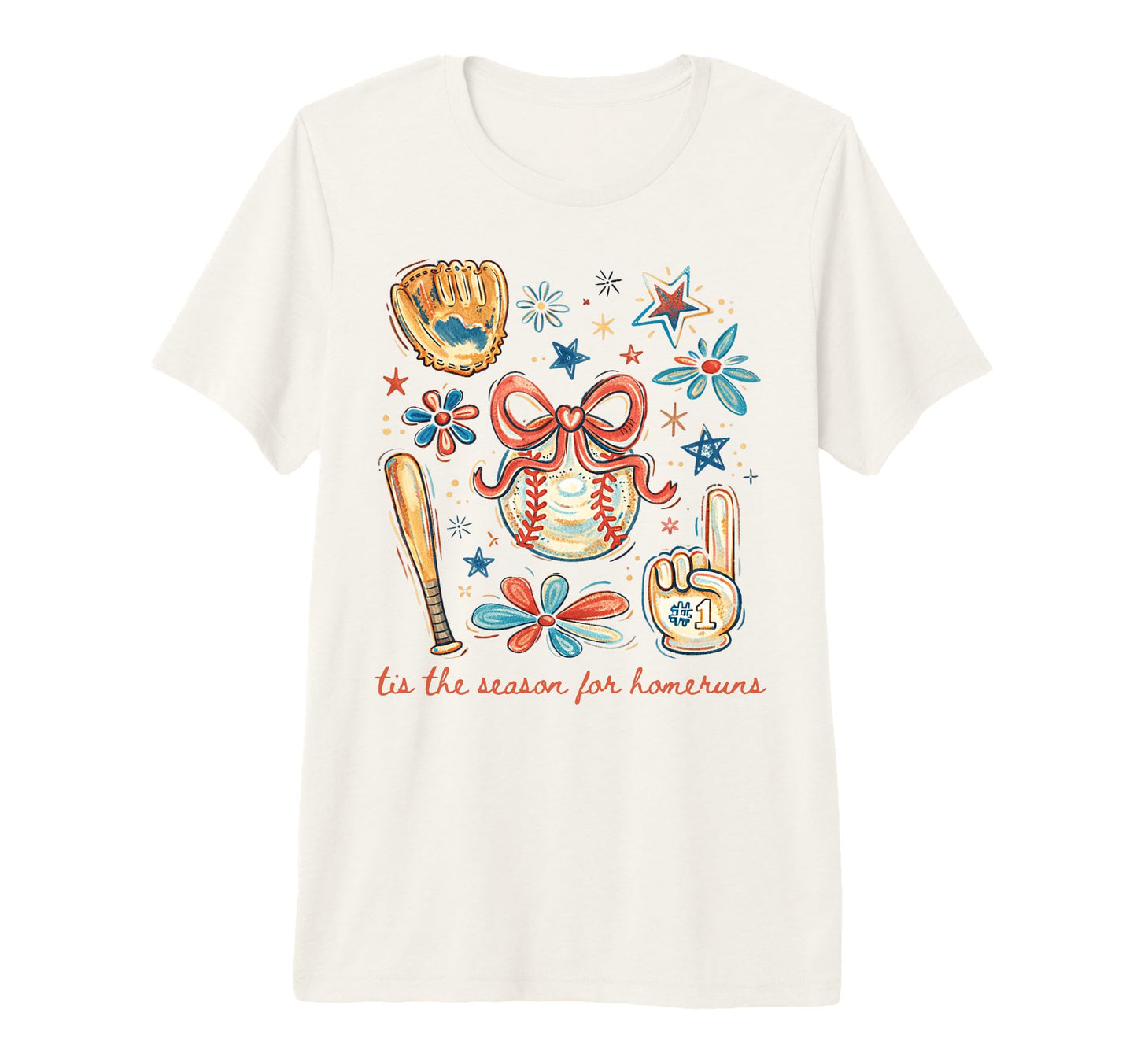 Baseball Mama Tis Season Homeruns T-Shirt - Minimalist Print Unisex - T-Shirt, Sweatshirt, Hoodie
