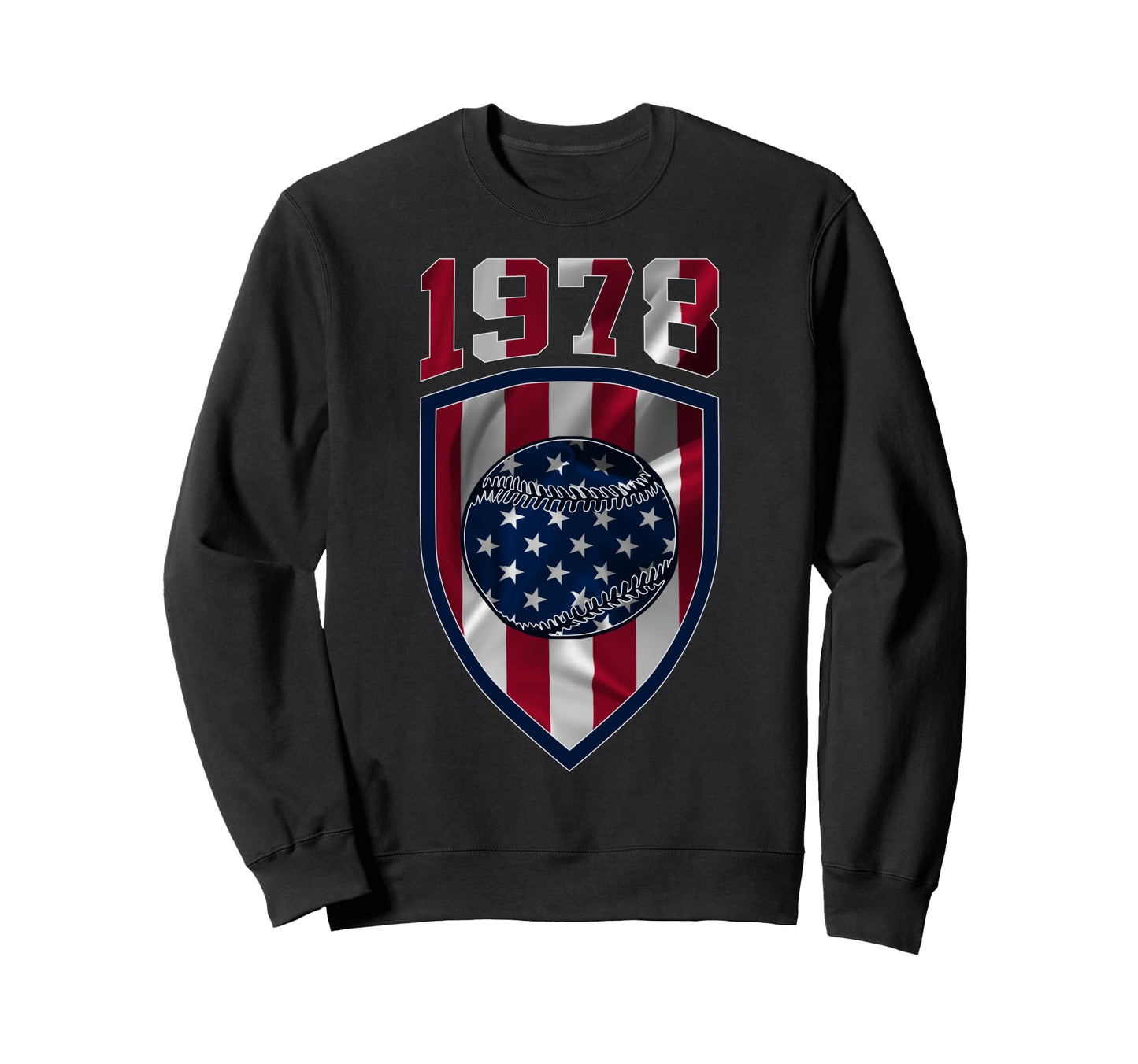 1978 Baseball 47Th Birthday Sweatshirt - Streetwear Style Unisex - T-Shirt, Sweatshirt, Hoodie