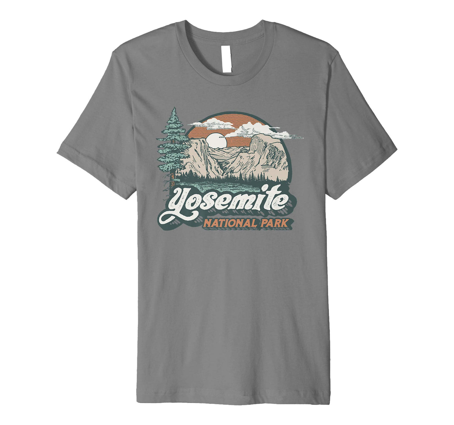 Yosemite National Park Eighties 80S T-Shirt - Graphic Print for Adults - T-Shirt, Sweatshirt, Hoodie
