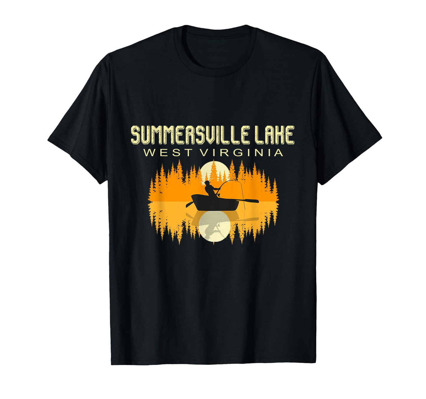 Summersville Lake West Virginia Usa T-Shirt - Unique Graphic Men Women - T-Shirt, Sweatshirt, Hoodie