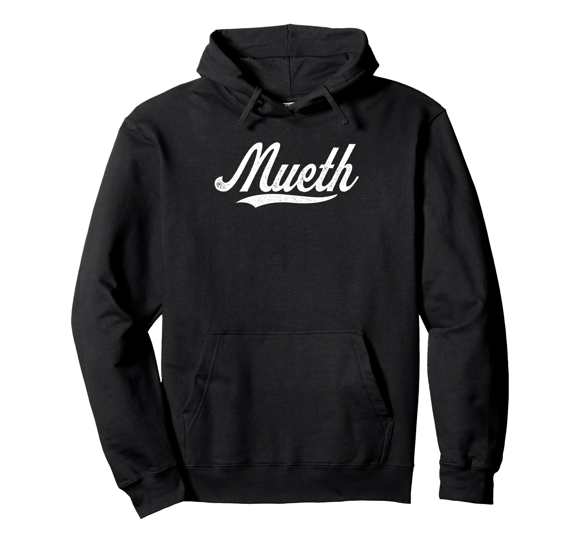 Distressed Script Zander Mueth Hoodie - Custom Art Print Men Women - T-Shirt, Sweatshirt, Hoodie