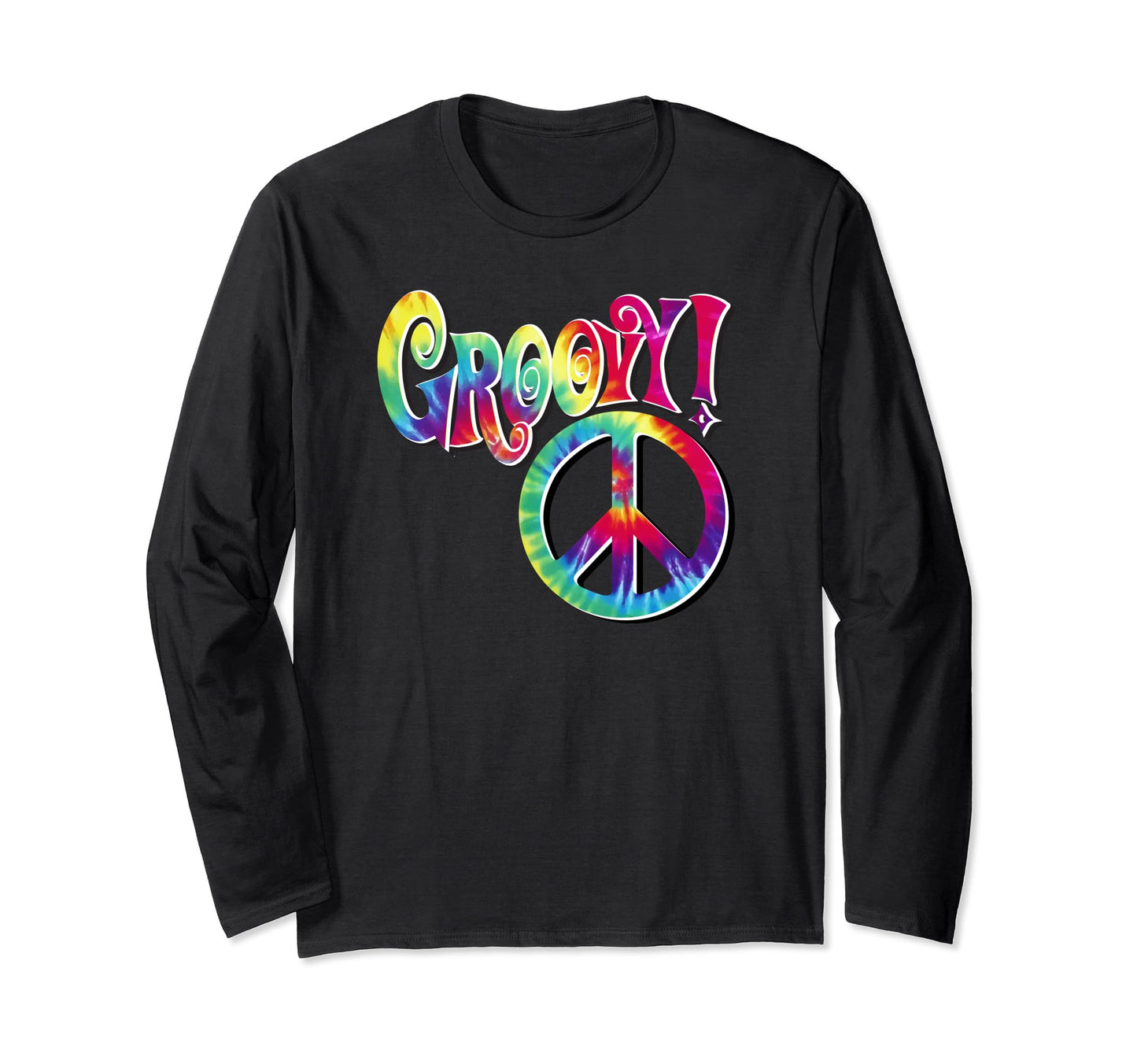 Groovy Psychedelic Tie Dye Hippie T-Shirt - Novelty Apparel for Adults - T-Shirt, Sweatshirt, Hoodie