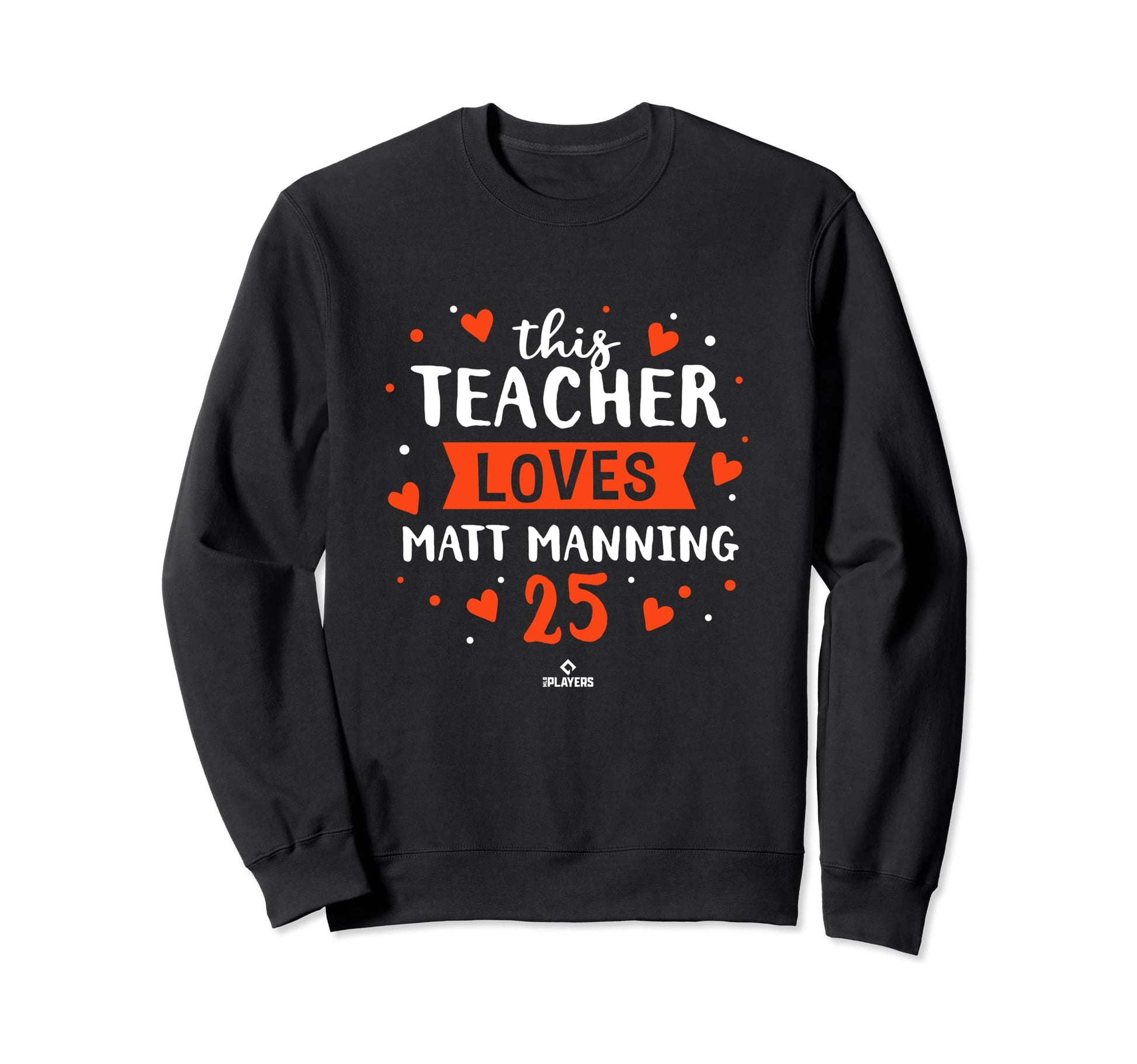 This Teacher Loves Matt Manning Detroit Sweatshirt - Graphic Print Unisex - T-Shirt, Sweatshirt, Hoodie