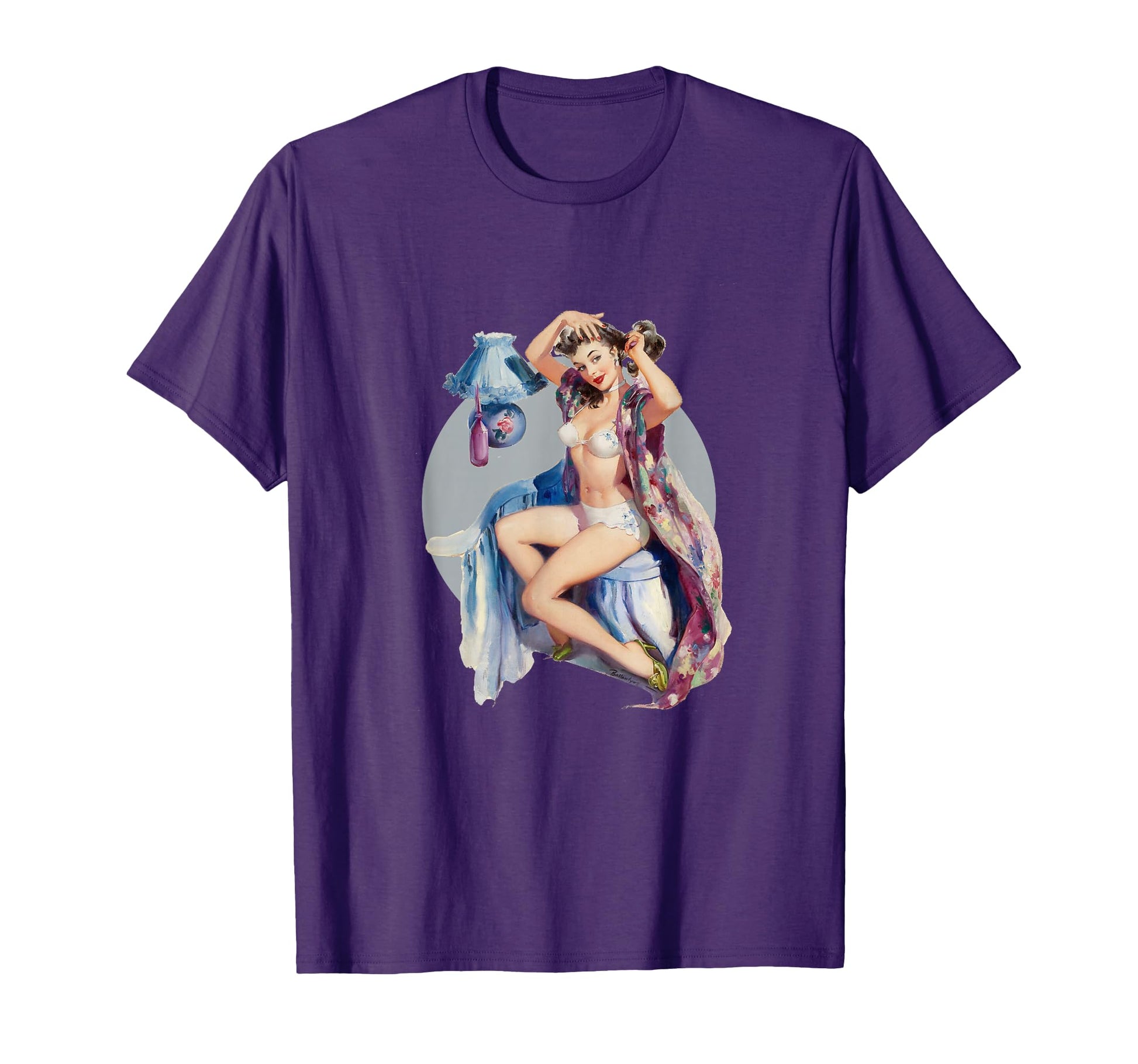1940S Pin Up Sexy American Art T-Shirt - Novelty Apparel Men Women - T-Shirt, Sweatshirt, Hoodie