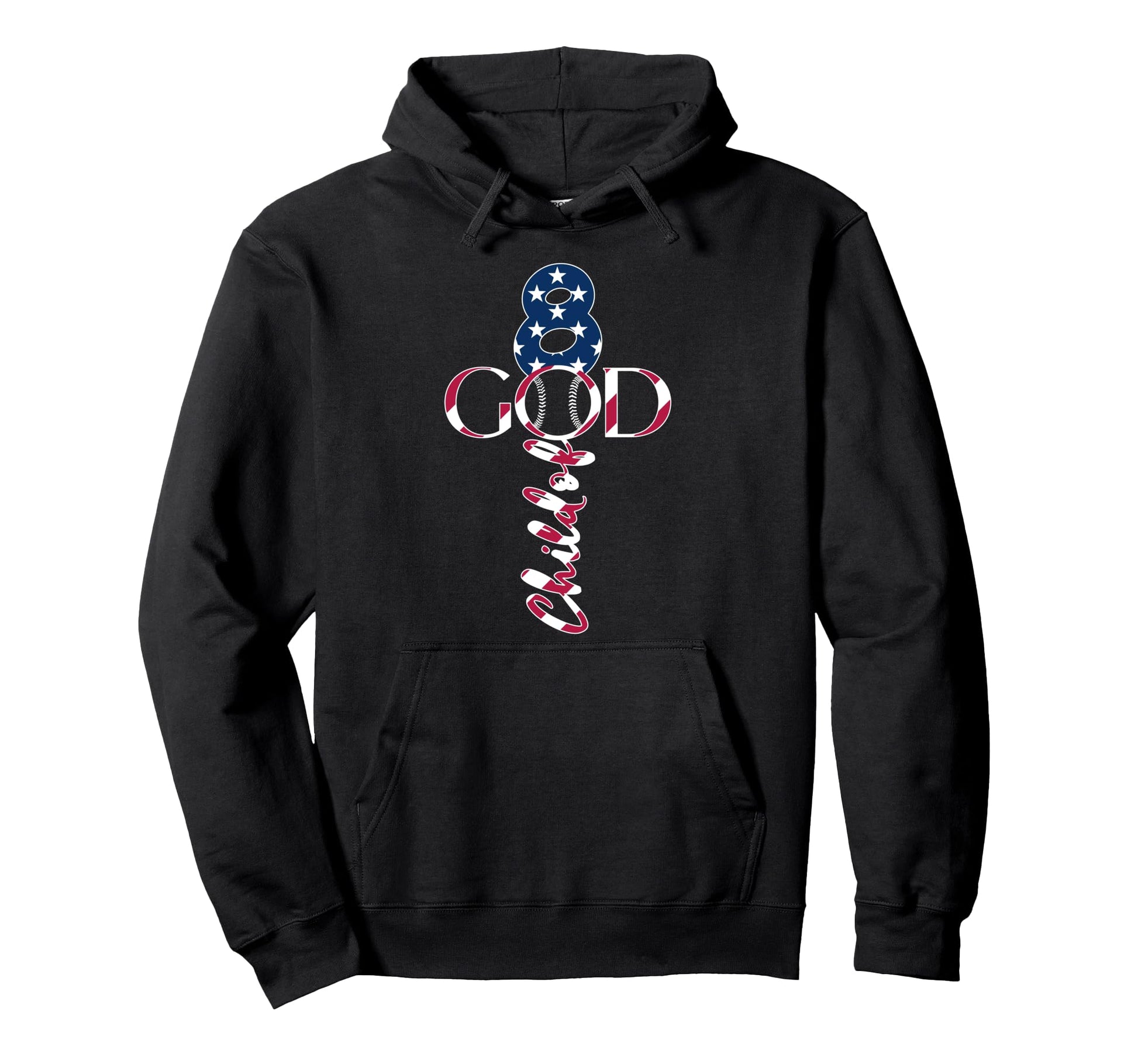 Baseball Jesus 8 Years Child God Hoodie - Unique Graphic Men Women - T-Shirt, Sweatshirt, Hoodie