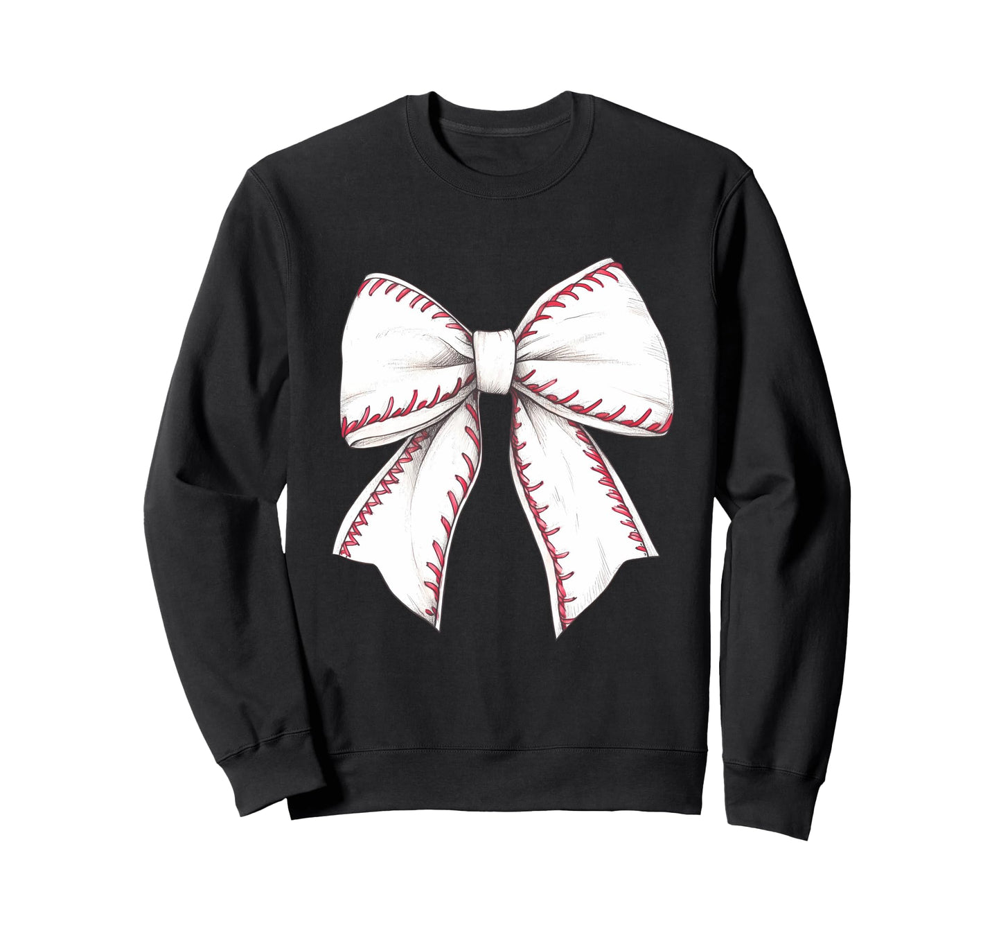 Baseball Coquette Bow Baseball Game Sweatshirt - Streetwear Style Men Women - T-Shirt, Sweatshirt, Hoodie