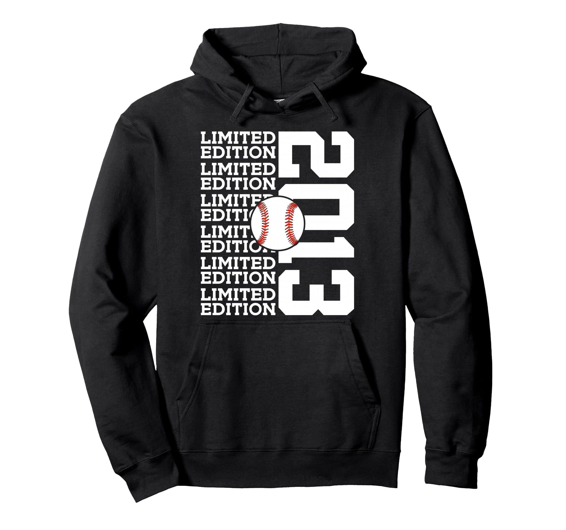 2013 Baseball 13Th Birthday Hoodie - Custom Art Print Unisex - T-Shirt, Sweatshirt, Hoodie