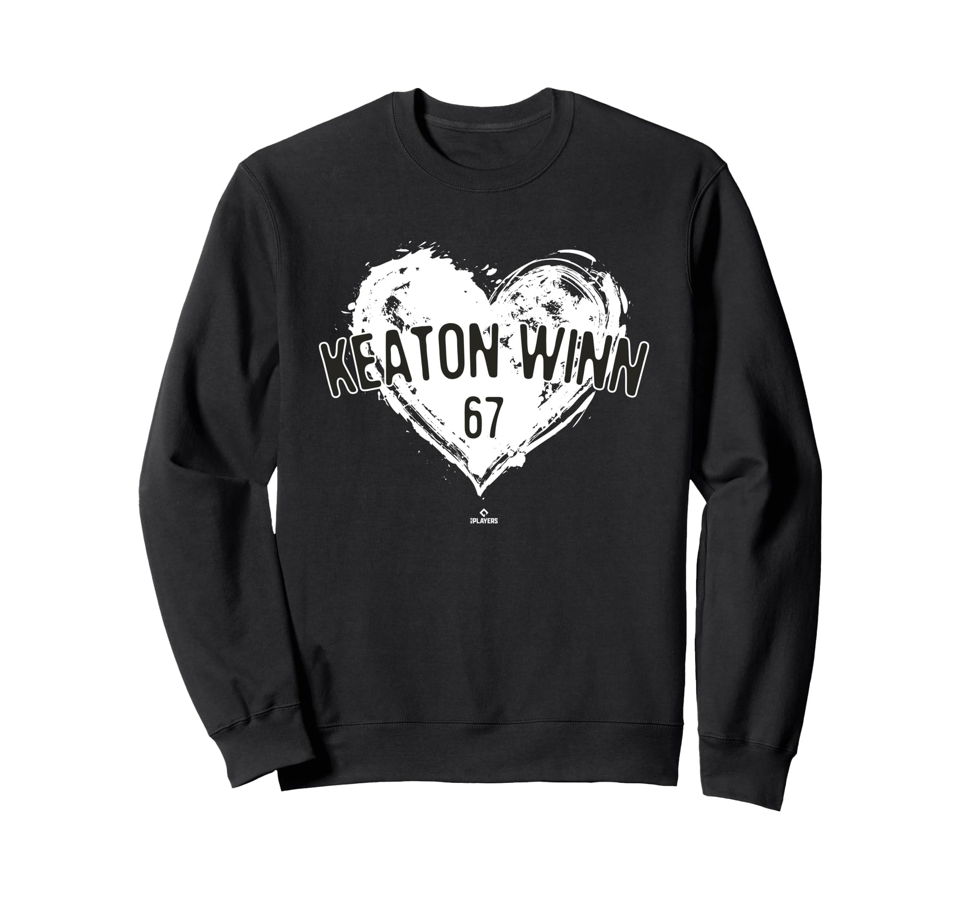 Distressed Heart Keaton Winn San Sweatshirt - Aesthetic Graphic for Adults - T-Shirt, Sweatshirt, Hoodie