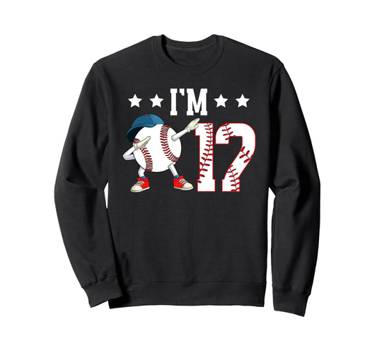 17Th Baseball Birthday Sweatshirt - Casual Everyday Wear Men Women - T-Shirt, Sweatshirt, Hoodie