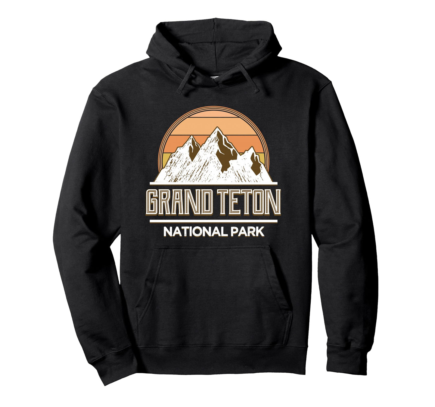 Grand Teton National Park Mountains Hoodie - Custom Art Print for Adults - T-Shirt, Sweatshirt, Hoodie