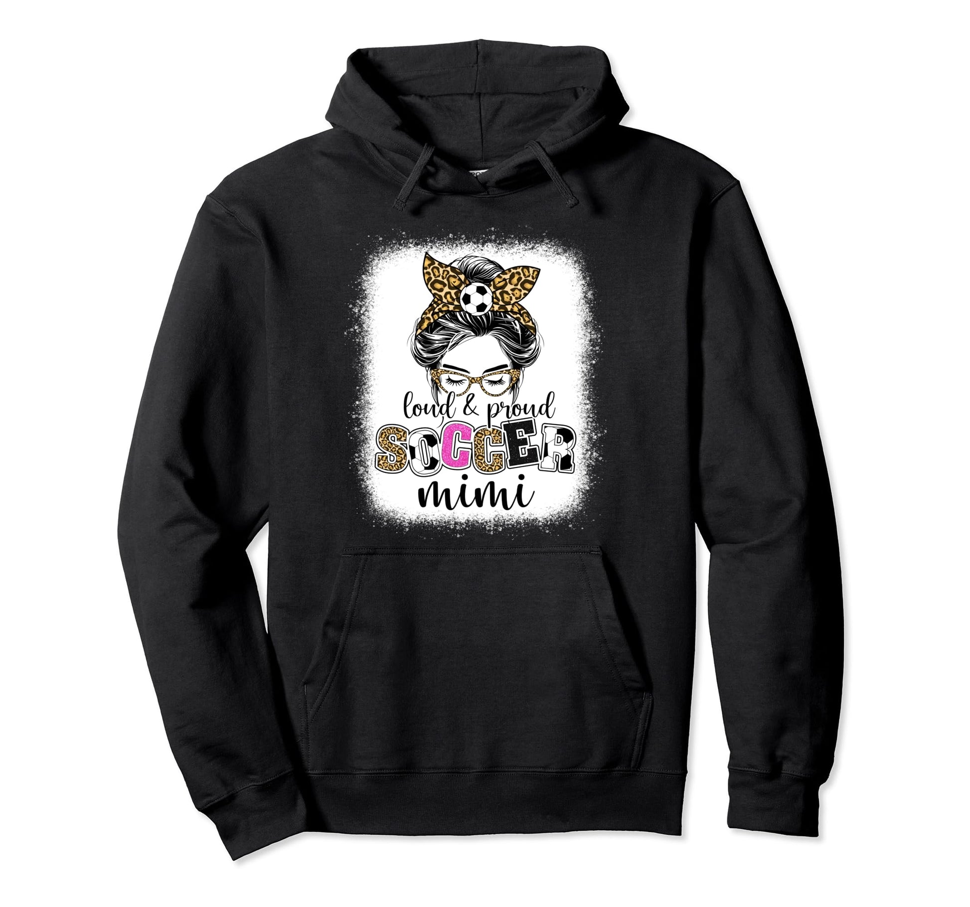 Proud And Loud Baseball Mimi Messy Bun Hoodie - Minimalist Print Men Women - T-Shirt, Sweatshirt, Hoodie