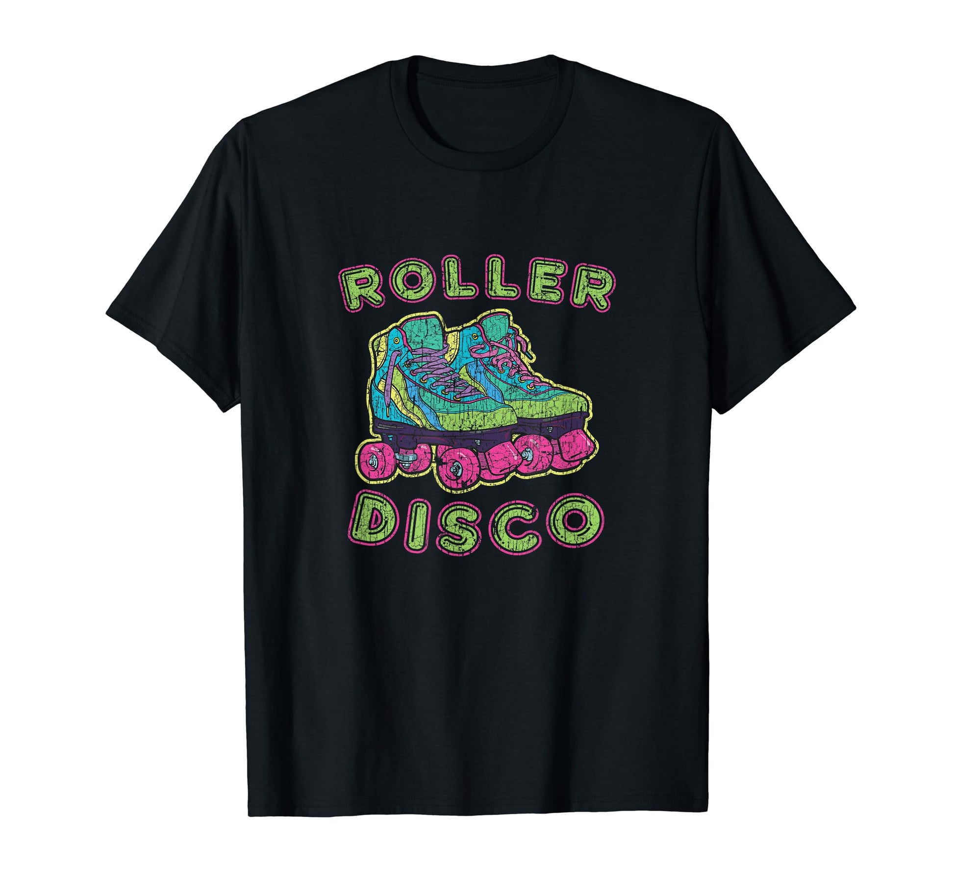 Roller Disco 70S 80S Rollerskate Party T-Shirt - Trendy Graphic for Adults - T-Shirt, Sweatshirt, Hoodie