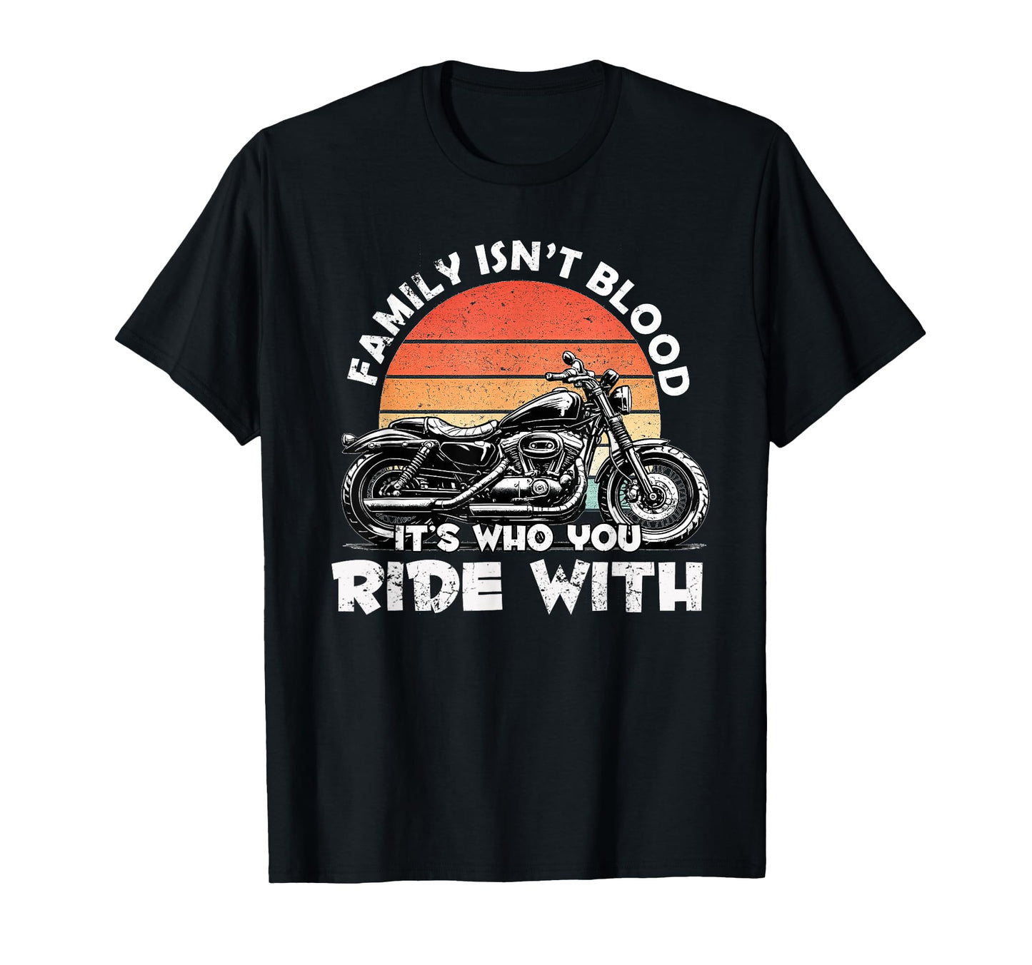 Biker Family Ride Motorcycle Sunset T-Shirt - Aesthetic Graphic Unisex - T-Shirt, Sweatshirt, Hoodie
