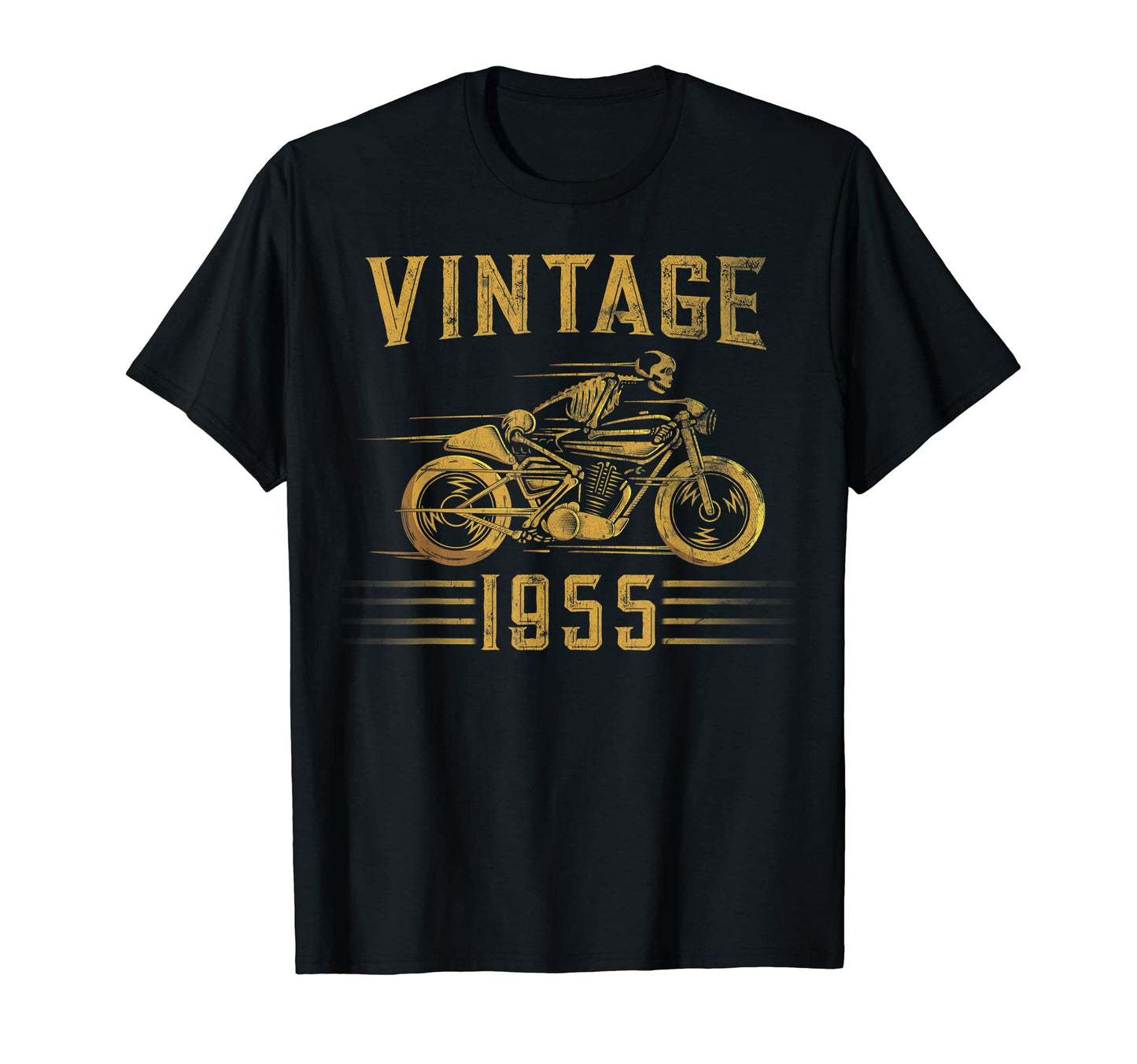 1955 Biker Motorcycle T-Shirt - Graphic Print for Adults - T-Shirt, Sweatshirt, Hoodie