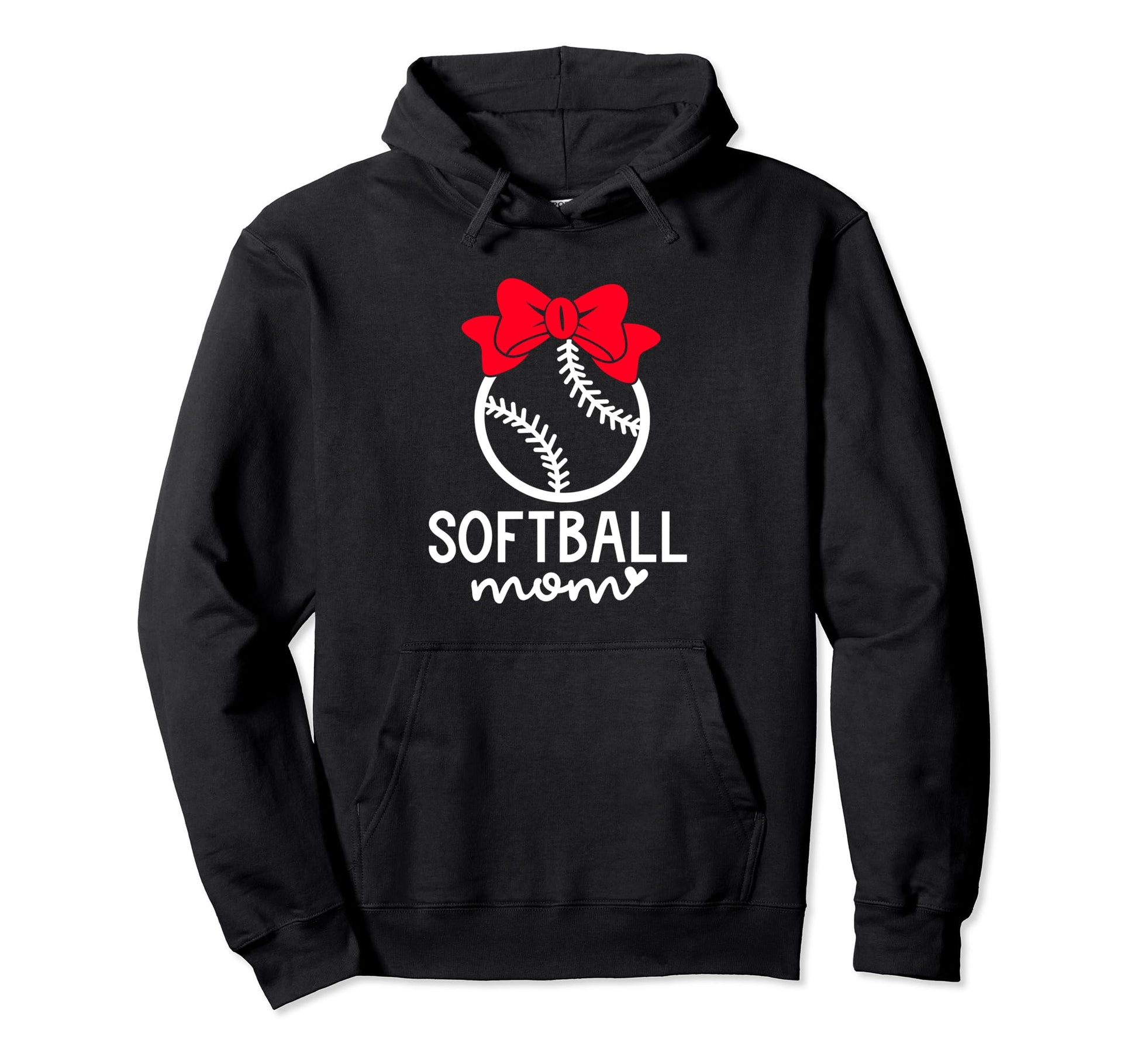 Softball Mom Baseball Love Softball Hoodie - Aesthetic Graphic Unisex - T-Shirt, Sweatshirt, Hoodie