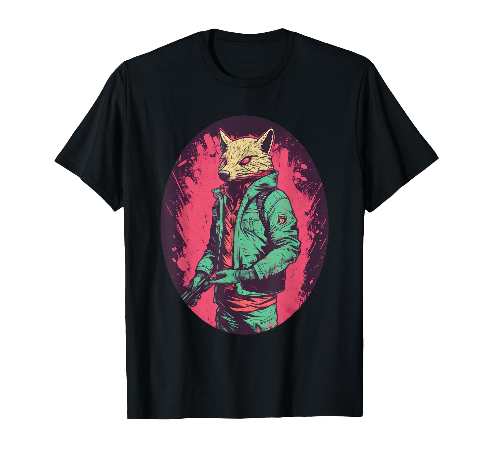 Street Badger Art Urban Outrun T-Shirt - Minimalist Print for Adults - T-Shirt, Sweatshirt, Hoodie