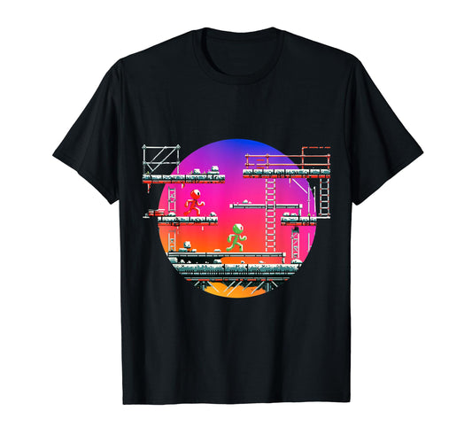 Arcade Run 8 Bit Pixel Gaming T-Shirt - Trendy Graphic Men Women - T-Shirt, Sweatshirt, Hoodie