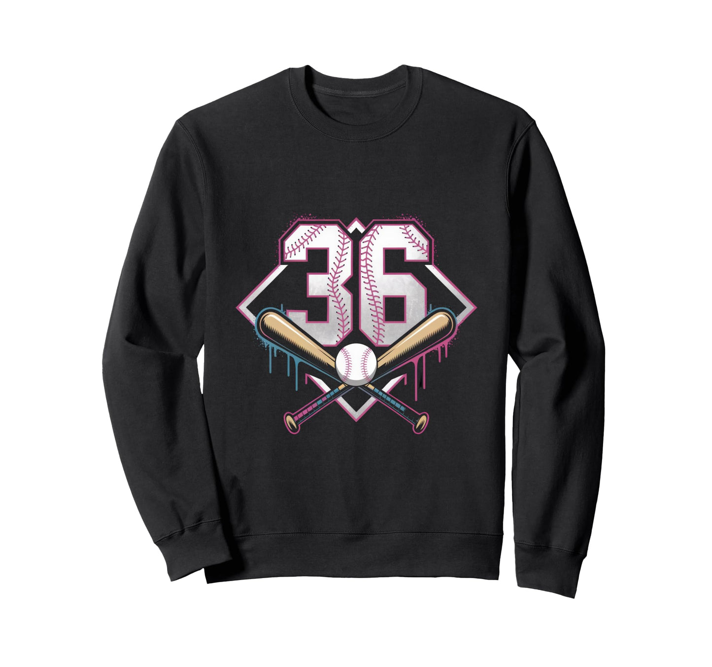 Sprinkle 36Th Birthday Baseball Sweatshirt - Aesthetic Graphic Men Women - T-Shirt, Sweatshirt, Hoodie