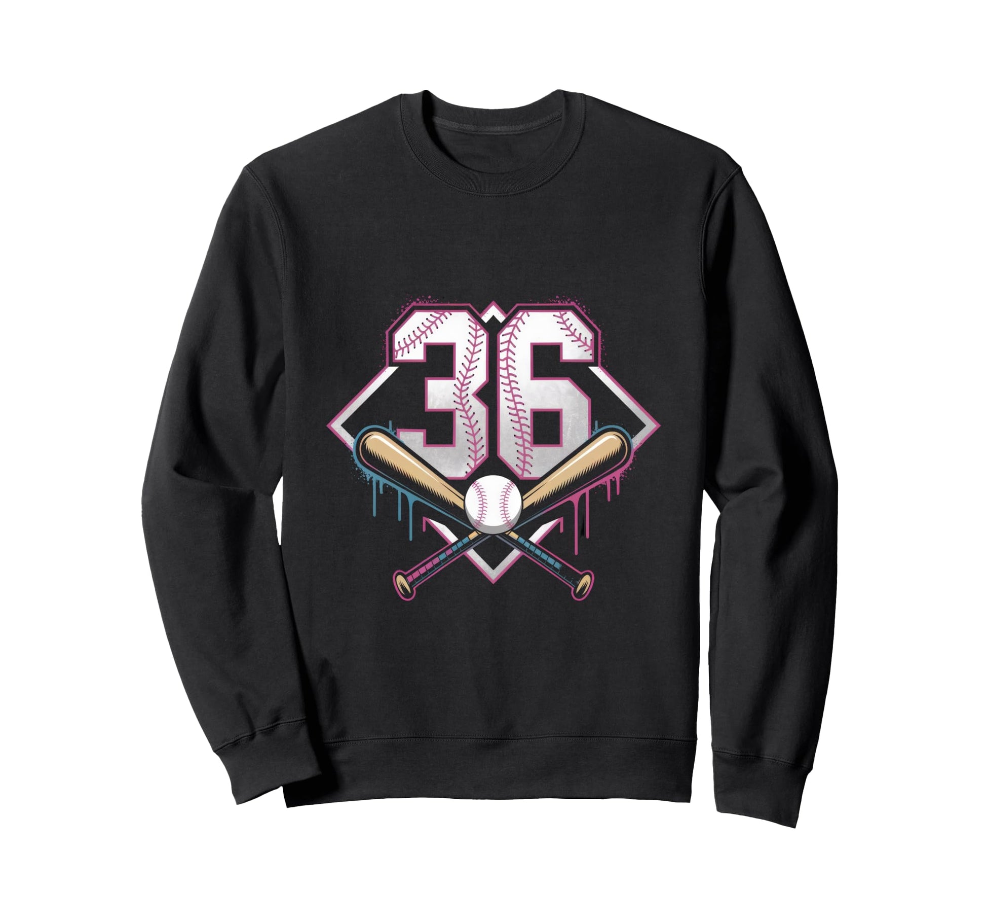 Sprinkle 36Th Birthday Baseball Sweatshirt - Aesthetic Graphic Men Women - T-Shirt, Sweatshirt, Hoodie