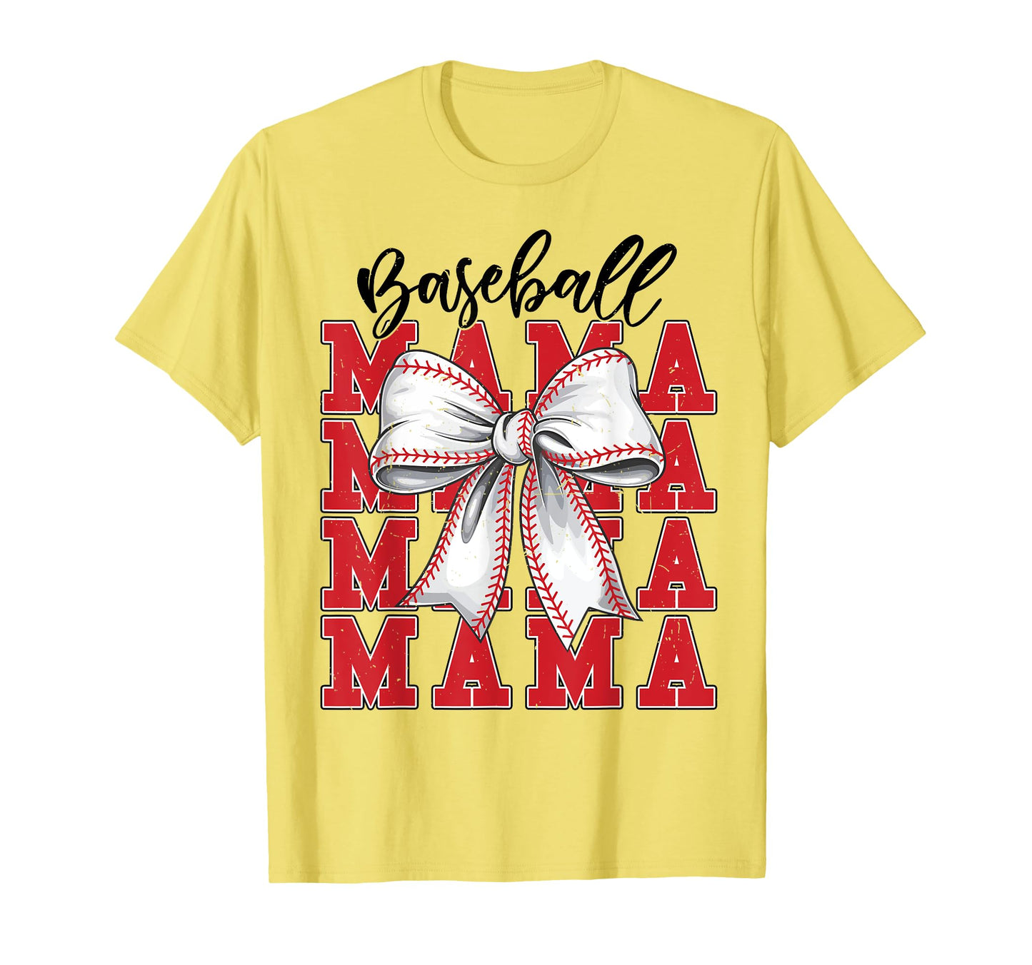 Game Day Baseball Mama Coquette Bow T-Shirt - Novelty Apparel Men Women - T-Shirt, Sweatshirt, Hoodie