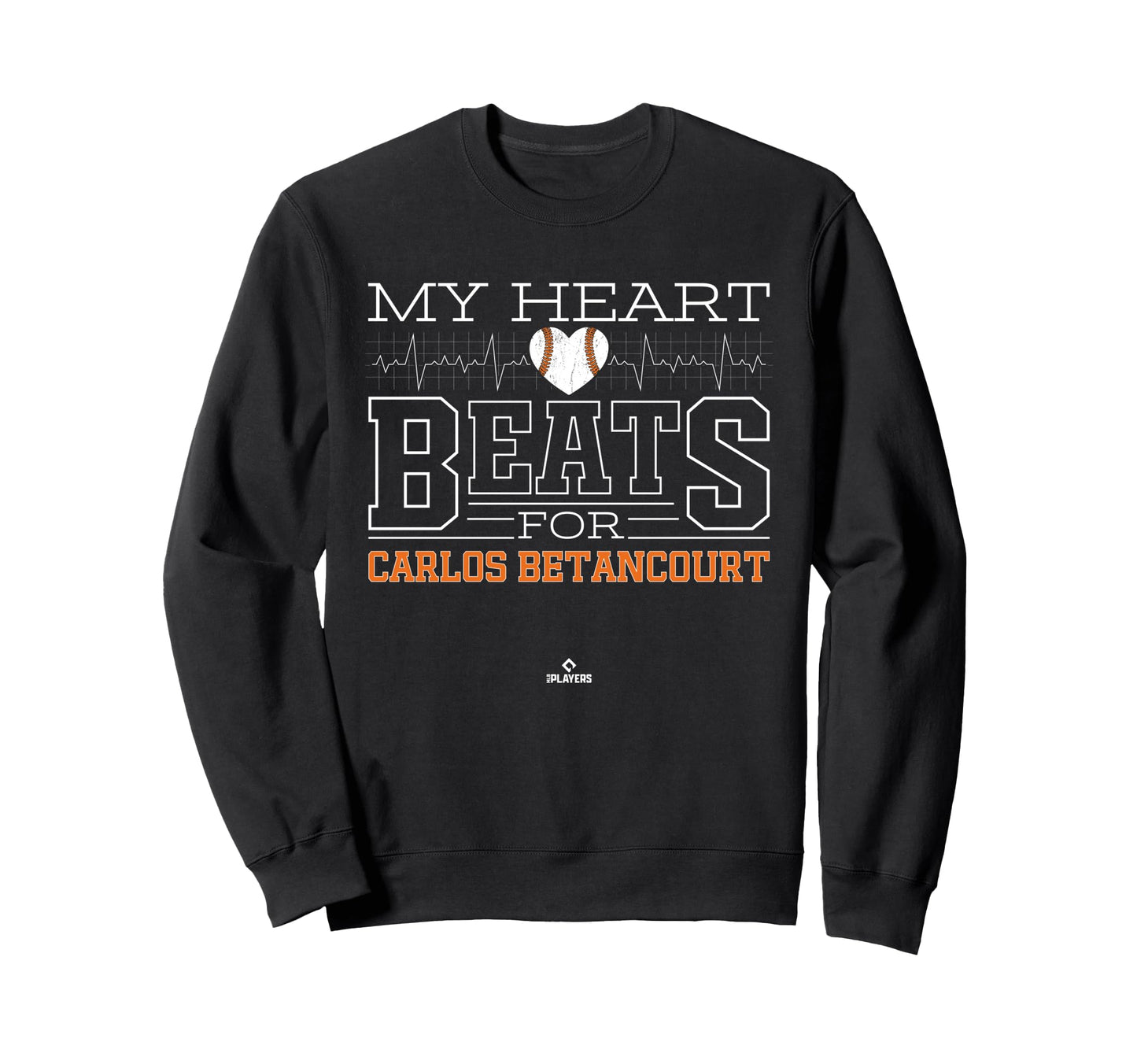 My Heart Beats Carlos Betancourt Sweatshirt - Minimalist Print for Adults - T-Shirt, Sweatshirt, Hoodie