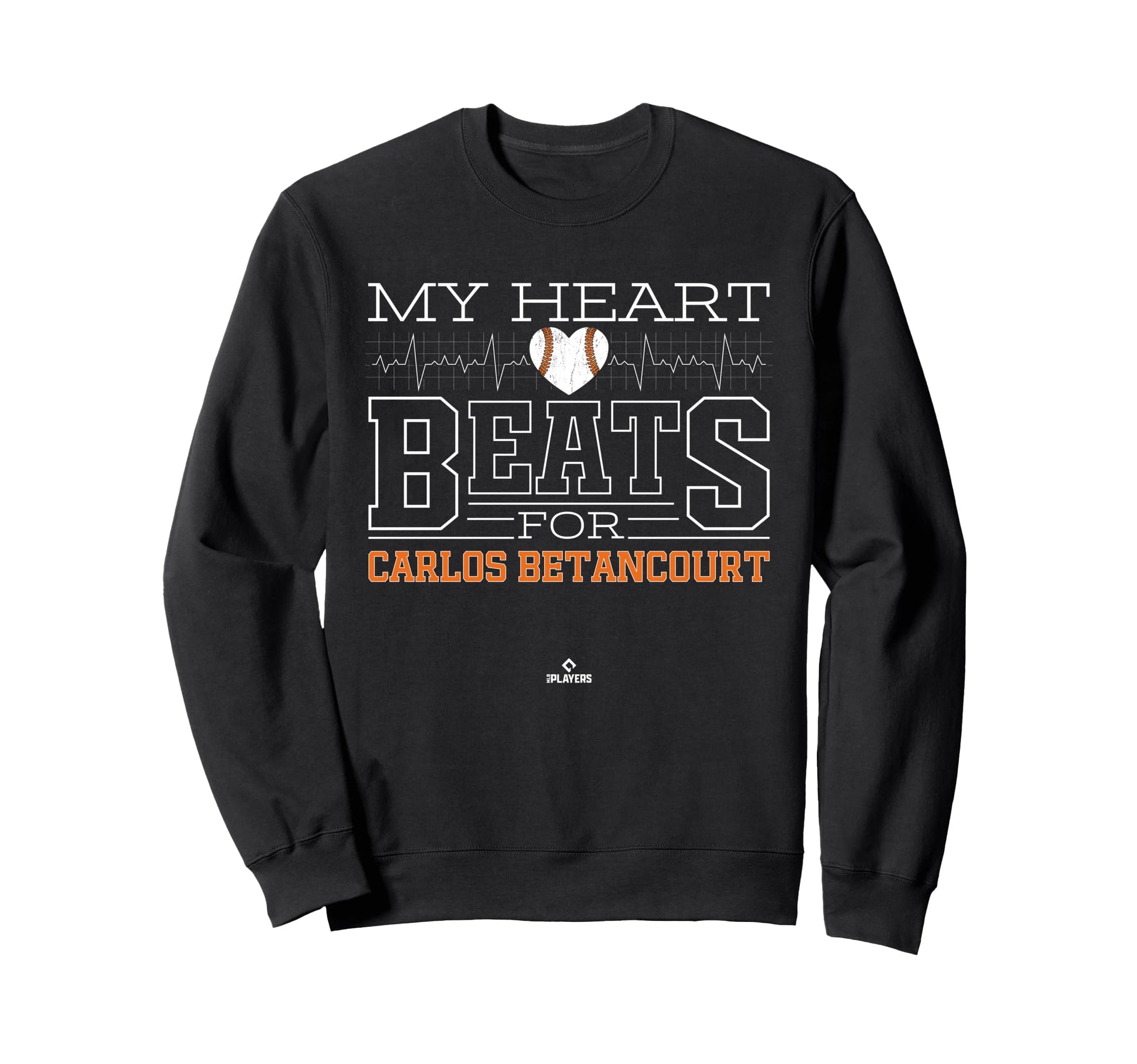 My Heart Beats Carlos Betancourt Sweatshirt - Minimalist Print for Adults - T-Shirt, Sweatshirt, Hoodie