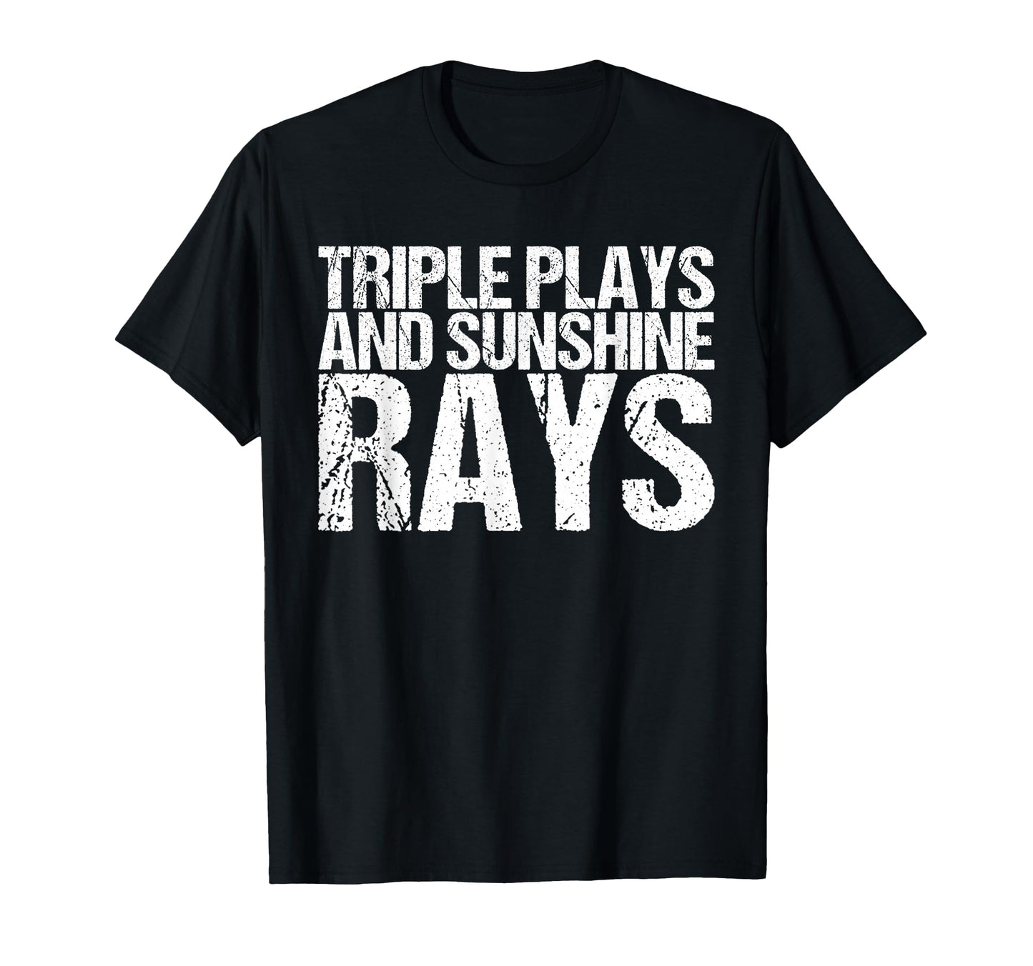 Triple Plays And Sunshine Rays Funny T-Shirt - Minimalist Print Men Women - T-Shirt, Sweatshirt, Hoodie