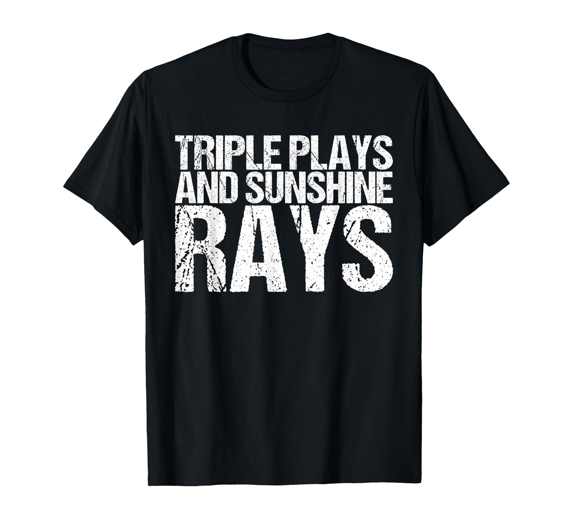 Triple Plays And Sunshine Rays Funny T-Shirt - Minimalist Print Men Women - T-Shirt, Sweatshirt, Hoodie