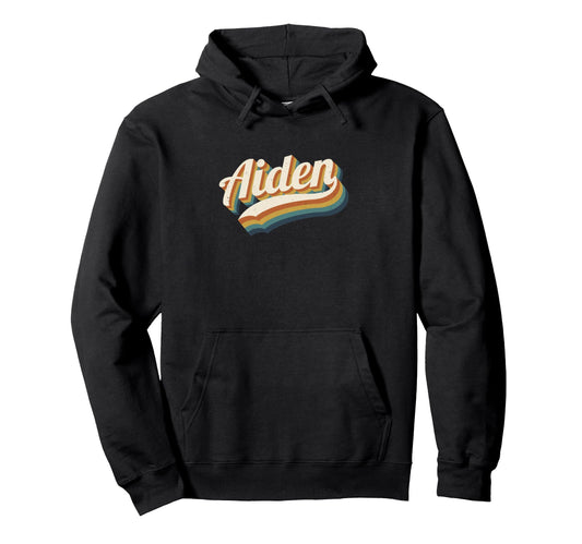 Aiden Personalized Name Aiden Hoodie - Graphic Print Men Women - T-Shirt, Sweatshirt, Hoodie