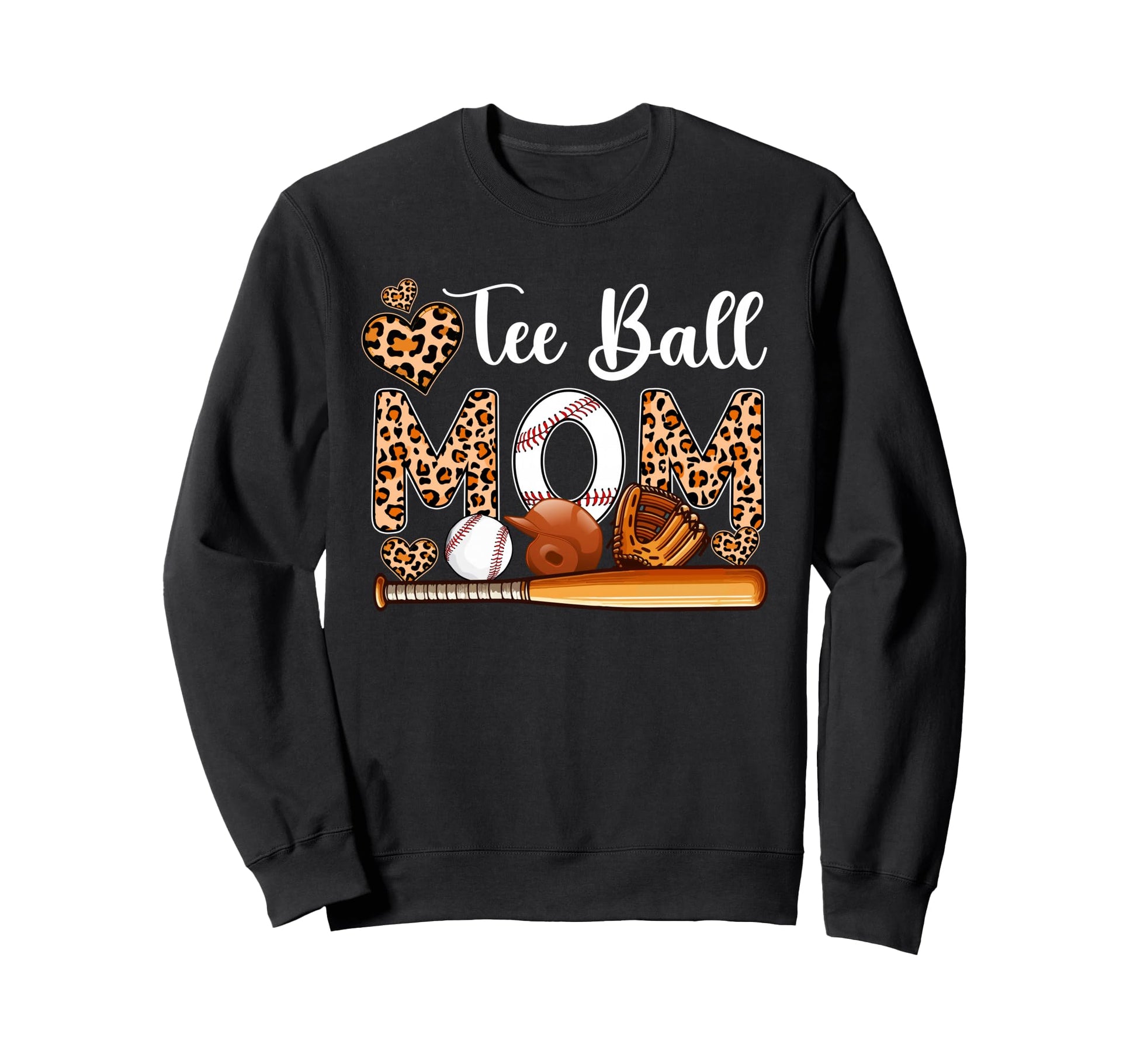 Ball Mom Leopard Costume Sweatshirt - Fun Novelty Design Men Women - T-Shirt, Sweatshirt, Hoodie