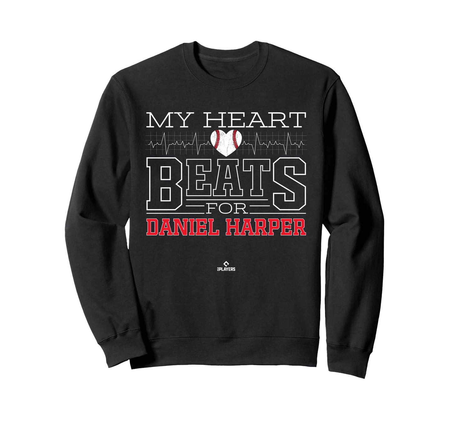 My Heart Beats Daniel Harper Sweatshirt - Trendy Graphic for Adults - T-Shirt, Sweatshirt, Hoodie