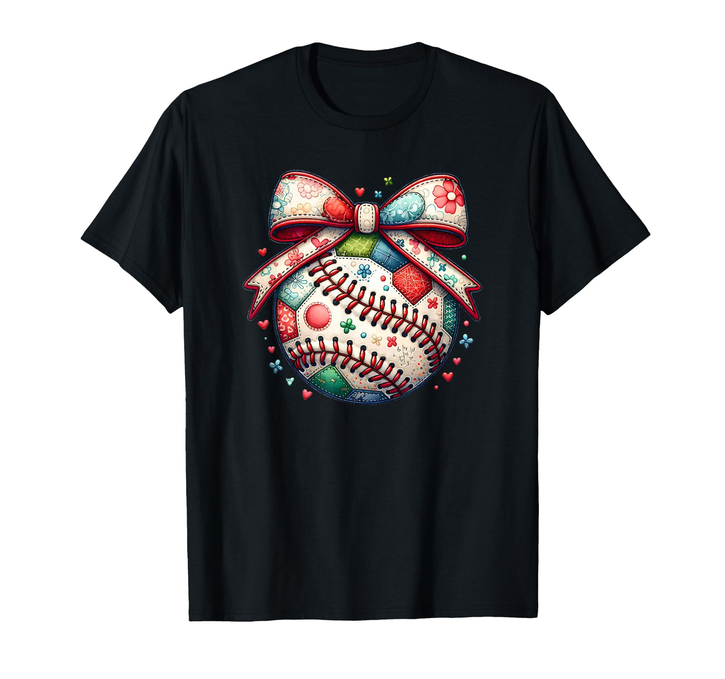 Baseball Coquette Bow Biggest Fan T-Shirt - Trendy Graphic Men Women - T-Shirt, Sweatshirt, Hoodie