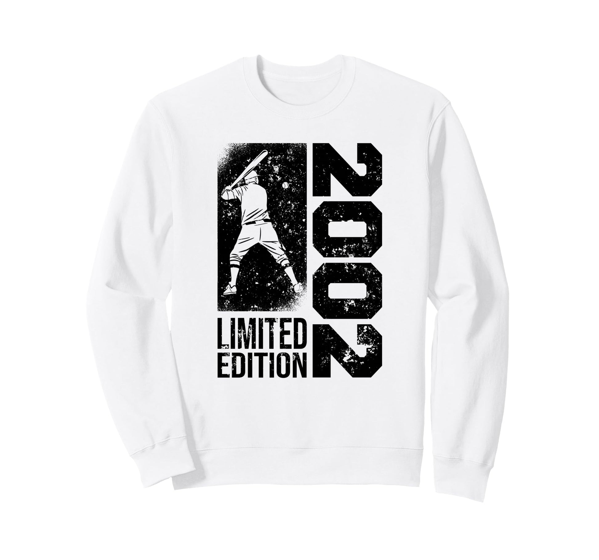 Baseball Player Born 2002 Birthday Sweatshirt - Aesthetic Graphic Unisex - T-Shirt, Sweatshirt, Hoodie