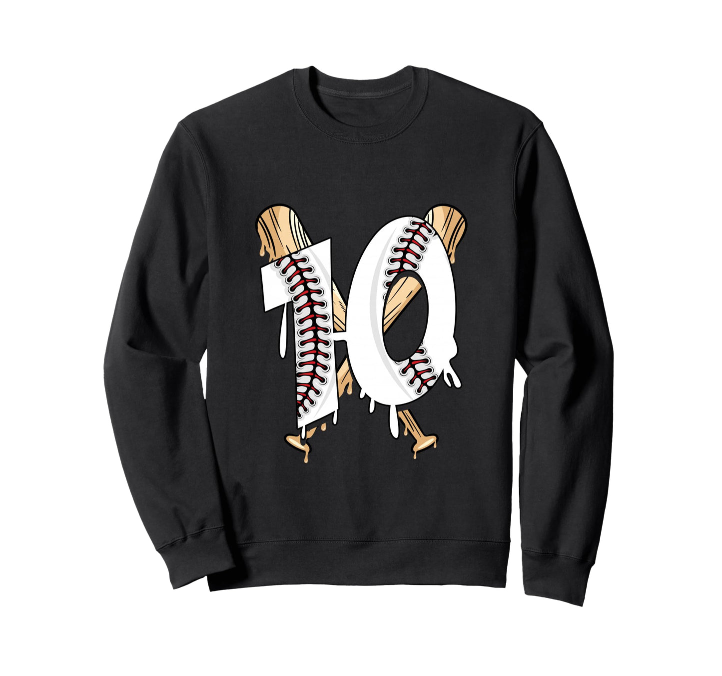 10Th Birthday Baseball Sweatshirt - Streetwear Style Men Women - T-Shirt, Sweatshirt, Hoodie