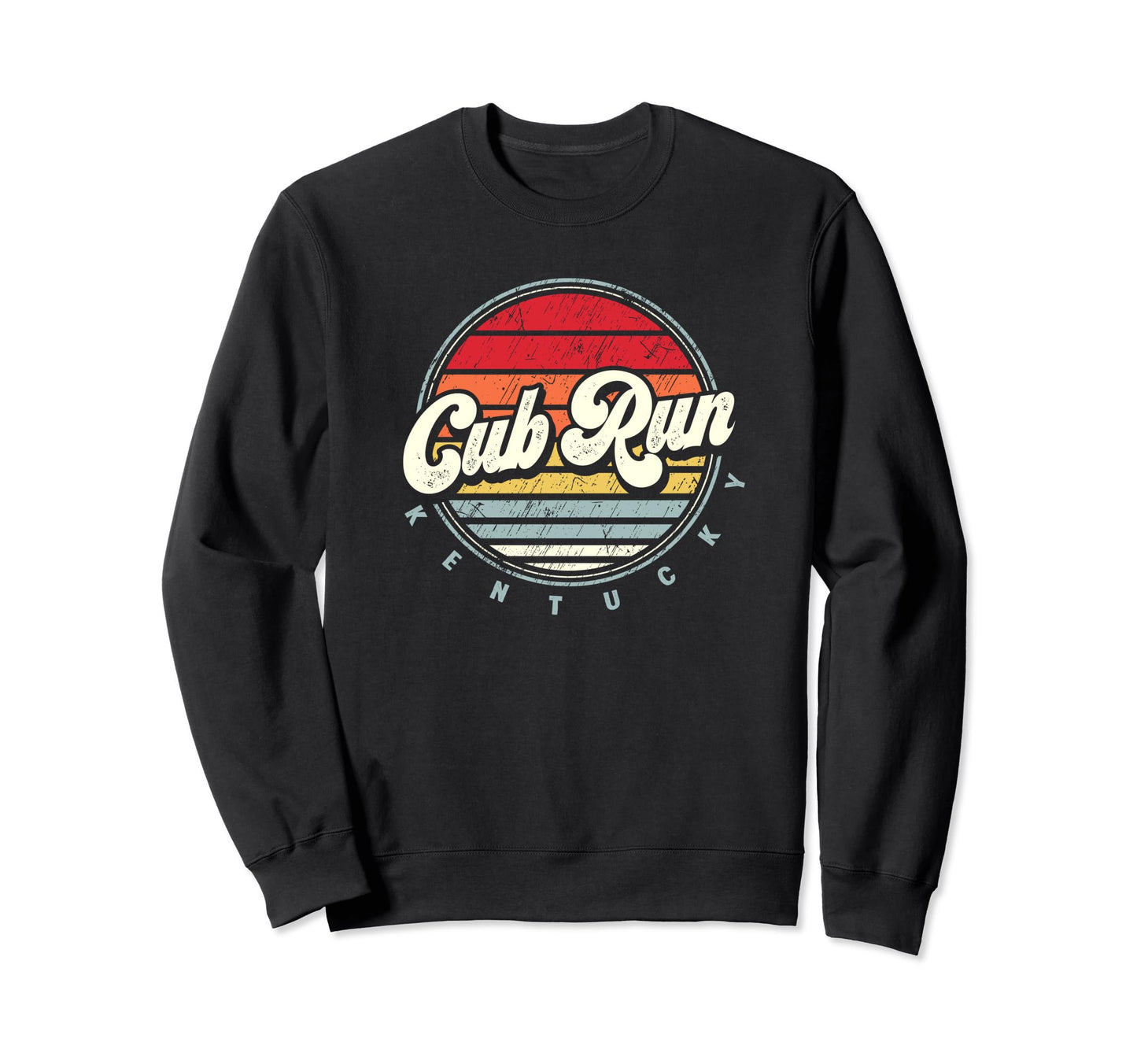 Cub Run Home State 70S Sunset Sweatshirt - Trendy Graphic Unisex - T-Shirt, Sweatshirt, Hoodie